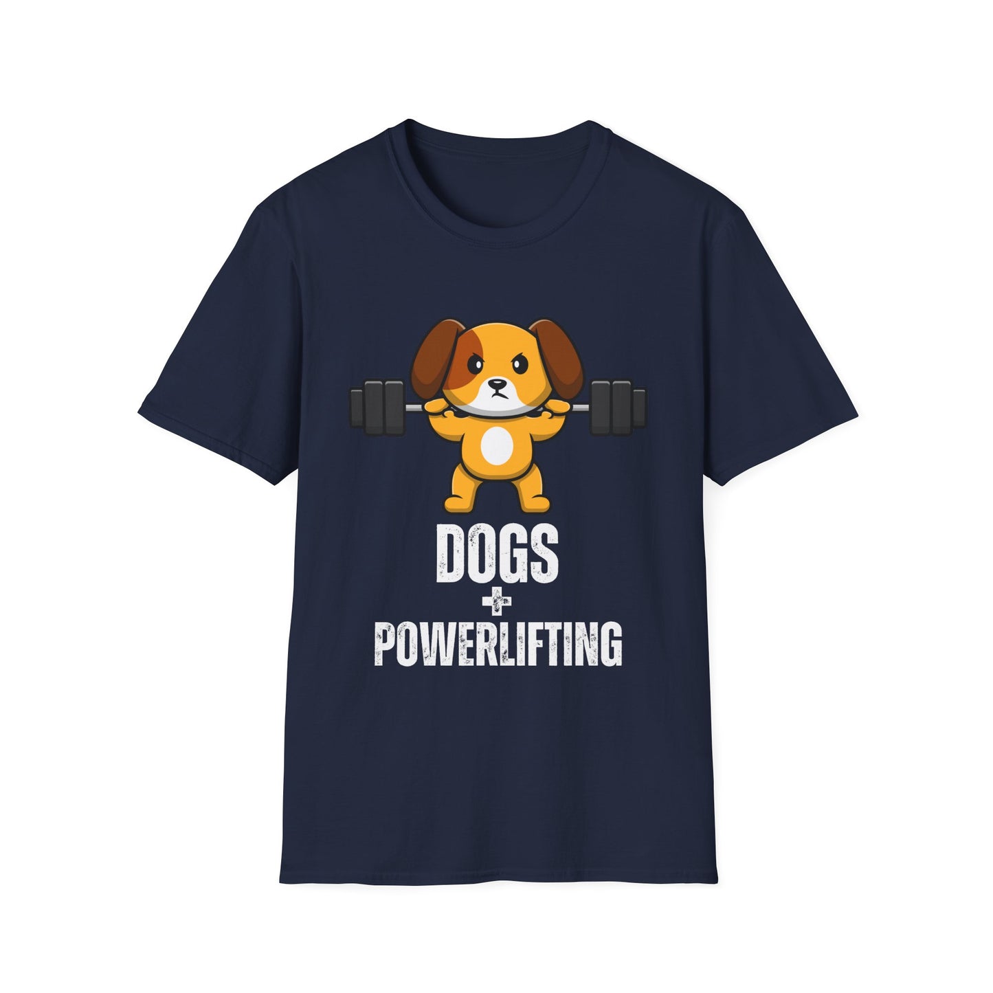 Powerlifting T-shirt for Dog Lover gift for Powerlifting Lover T Shirt Dogs & Powerlifting Shirt for Fitness Lover gift for Powerlifter
