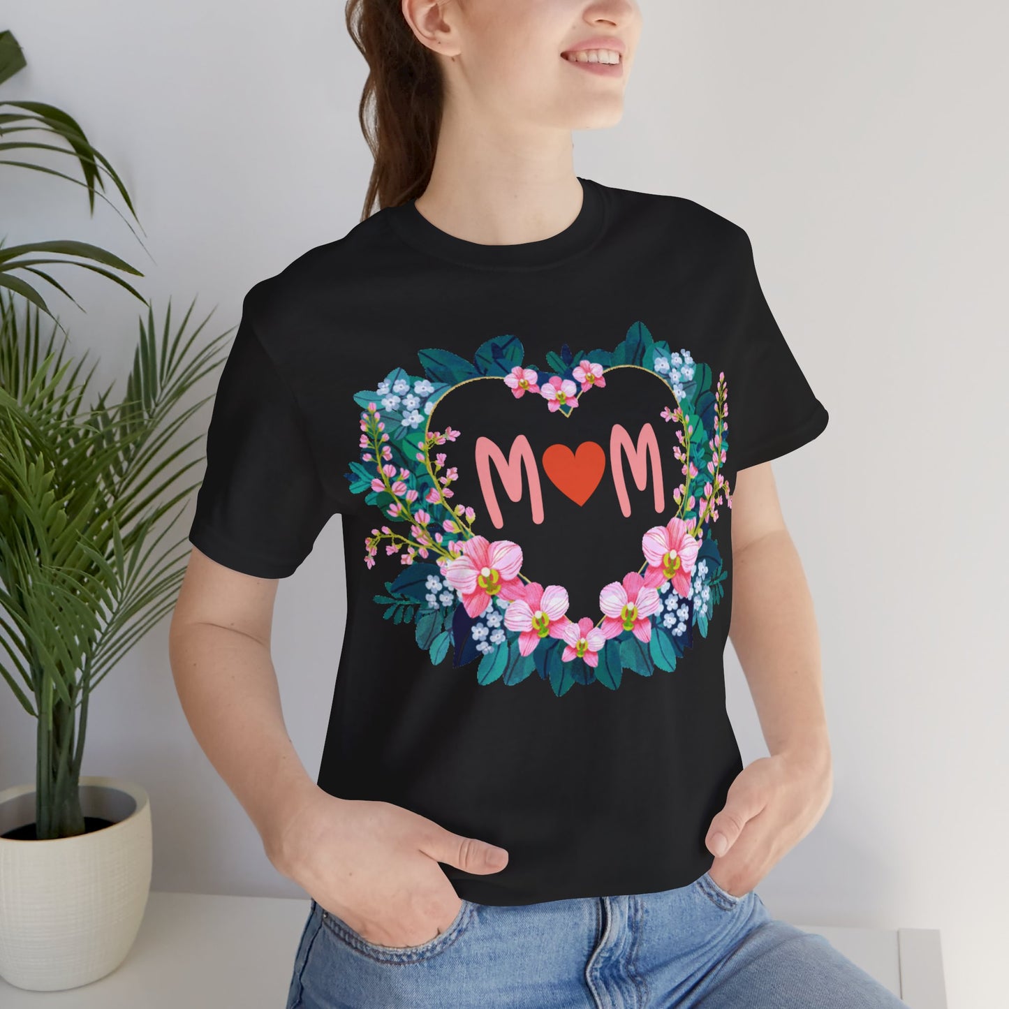 Floral Mom Shirts for Mother's Day gifts for Mama T Shirts for Her gift Cute Mommy Tee Shirt Flower Lover gift Flowers T-shirts