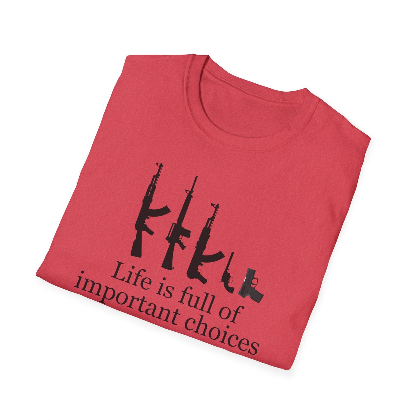 Gun T Shirt Life is Full of Important Choices T-shirt for 2024 Election T Shirt Hunting Shirt for Hunter gift for Gun Lovers Shooting Range