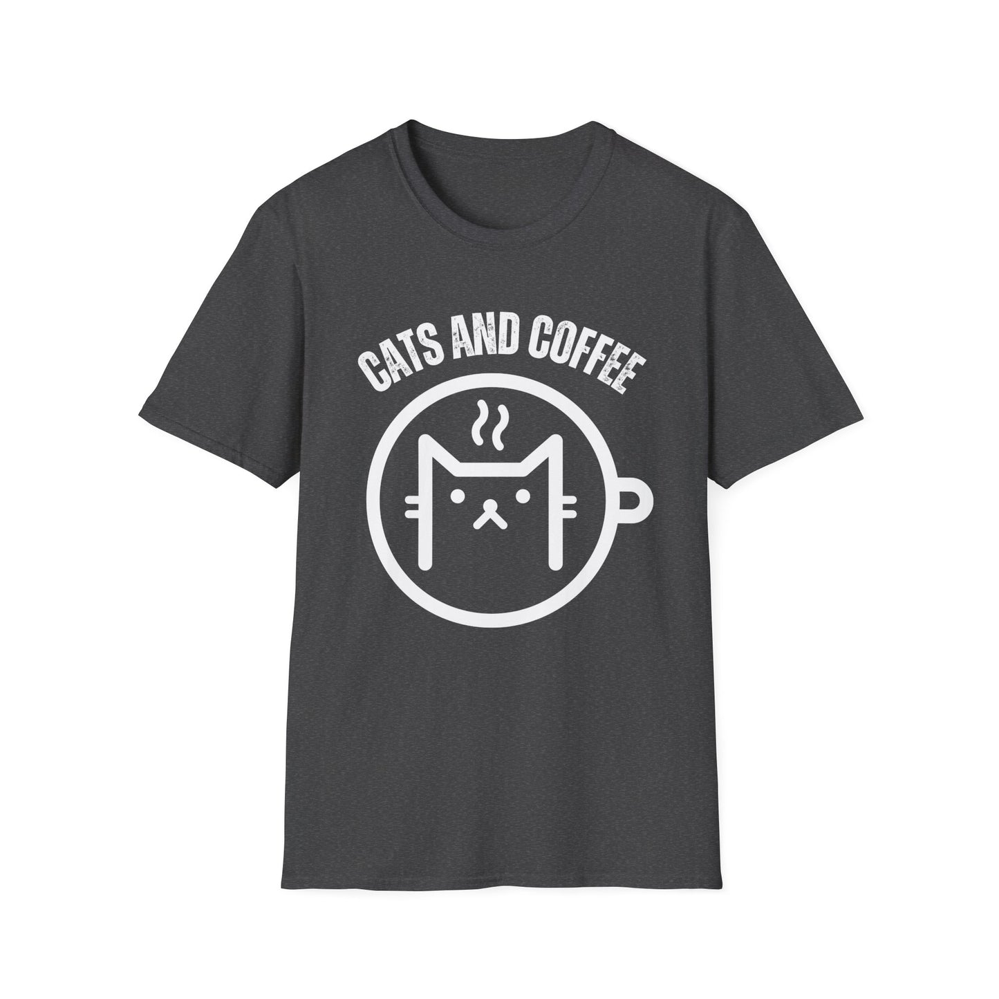 Cat Lover Shirt for Coffee Lovers gifts for Coffee Addict T-shirt for Coffee Drinker Shirt for Cat Addict T Shirt Cute Kitty gifts for Her gift