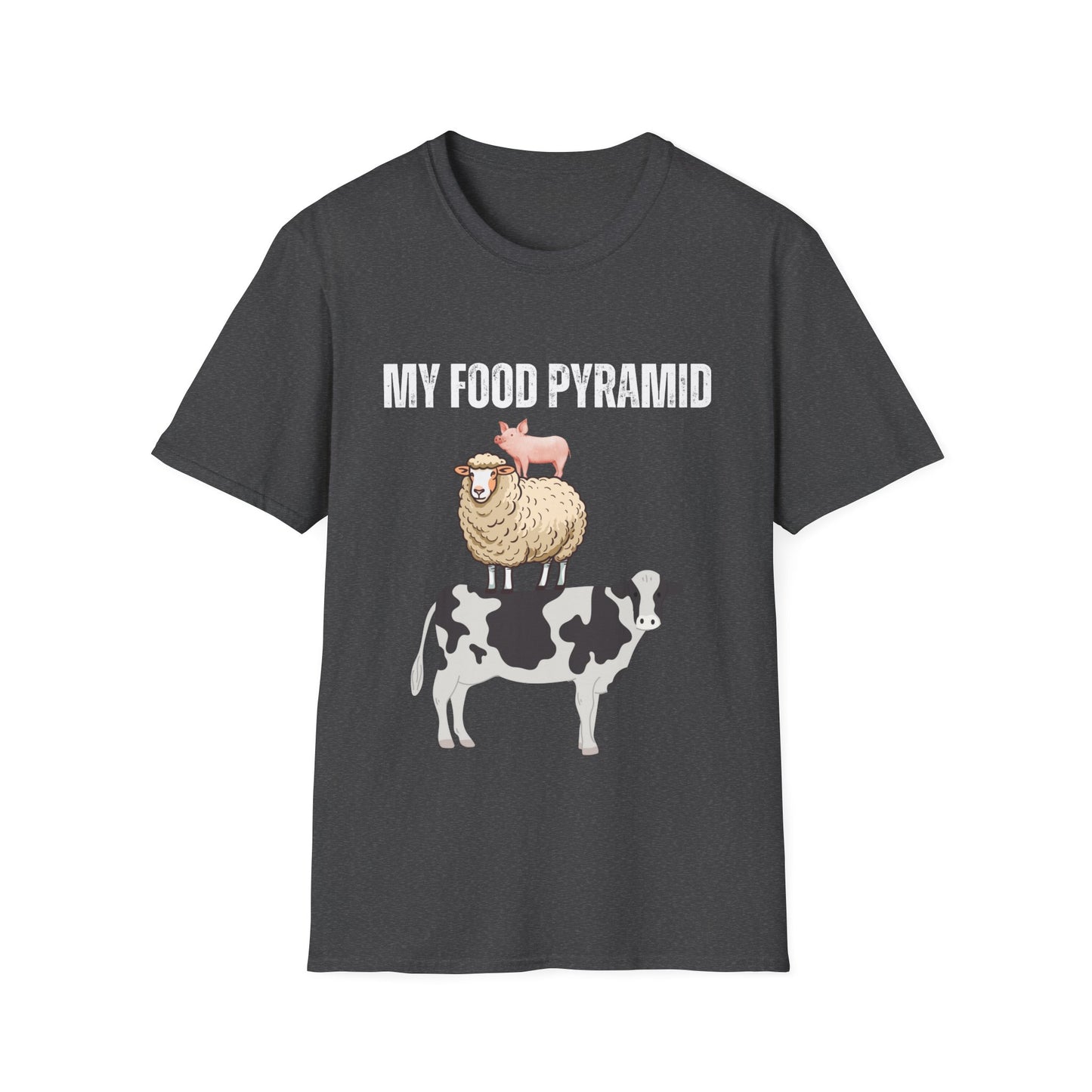 Healthy Diet T-shirt Food Pyramid shirt The Proper Human Diet T Shirt for Carnivore Gift Meat Lover gift