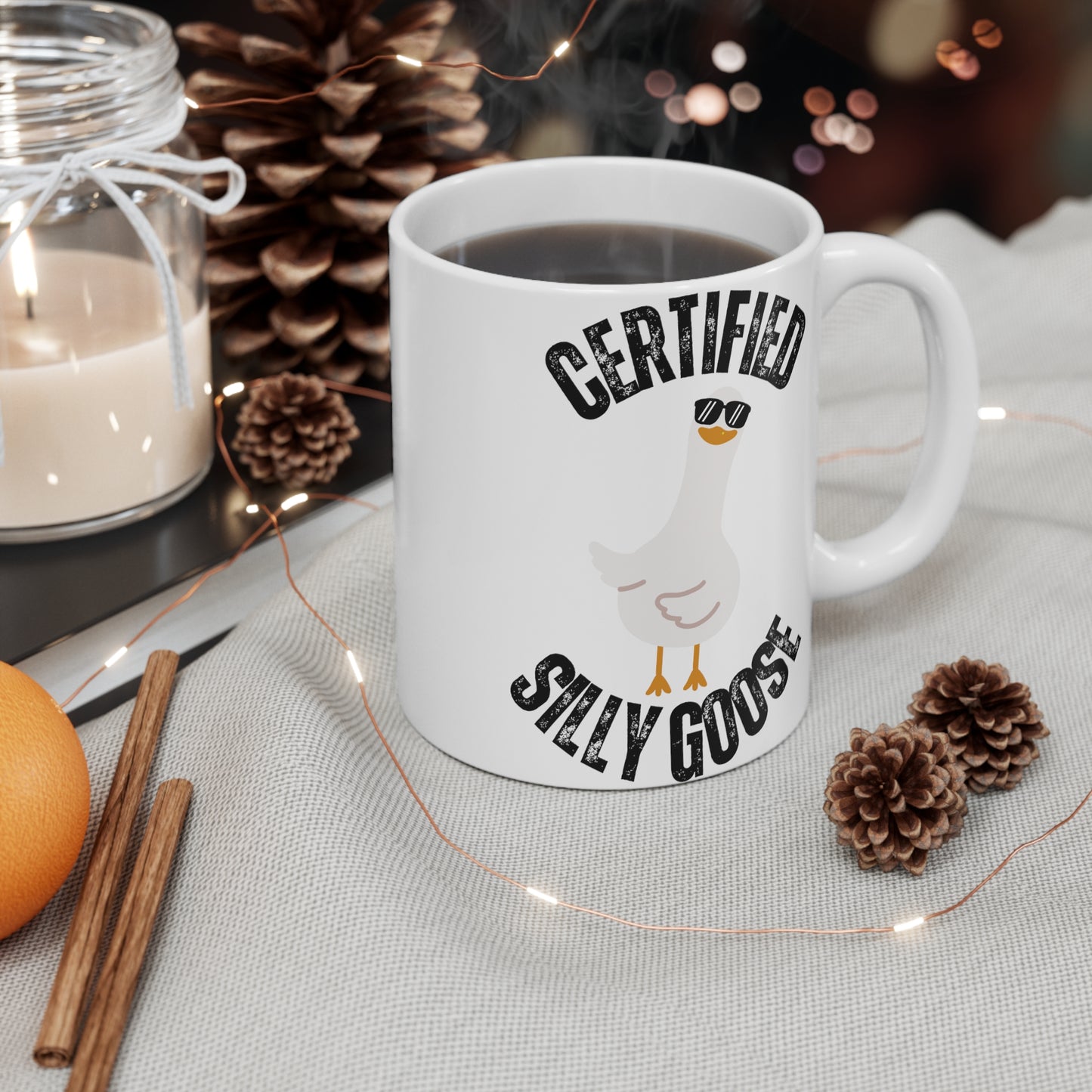 Funny Coffee Mug, Silly Coffee Mug for Joke gift for Friend Mug SILLY GOOSE Mug 11oz