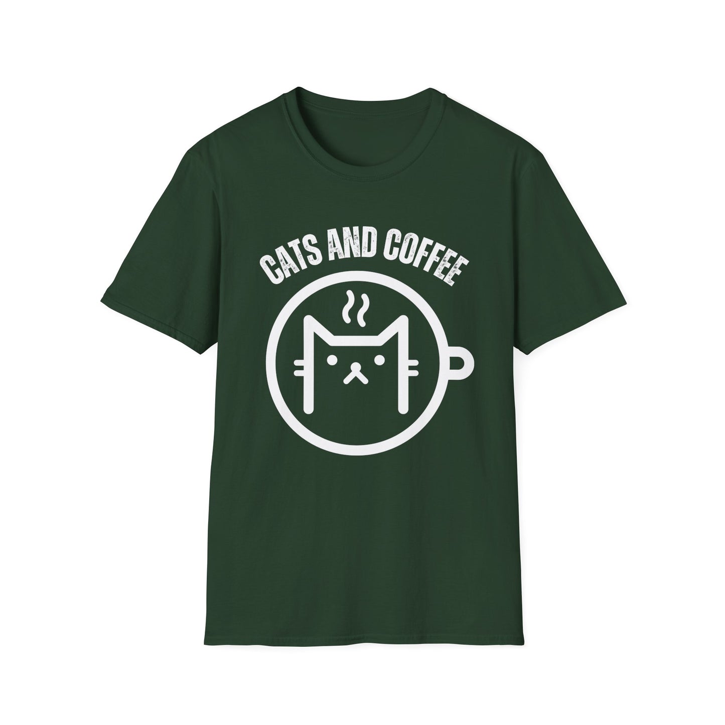 Cat Lover Shirt for Coffee Lovers gifts for Coffee Addict T-shirt for Coffee Drinker Shirt for Cat Addict T Shirt Cute Kitty gifts for Her gift