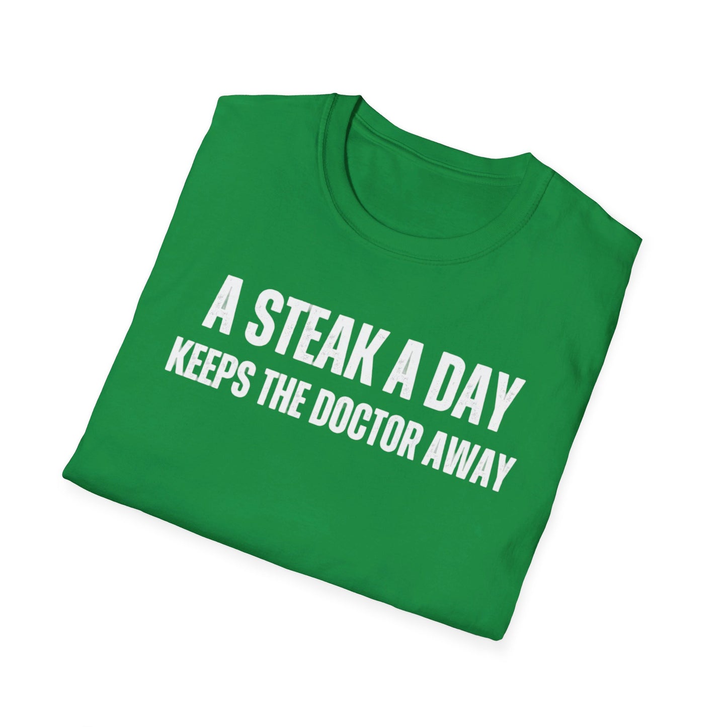 Steak Lover T-shirt gift for Meat Lover Shirt Carnivore Shirt for Barbecuing T Shirts for Keto Diet gifts Steak A Day Keeps The Doctor Away