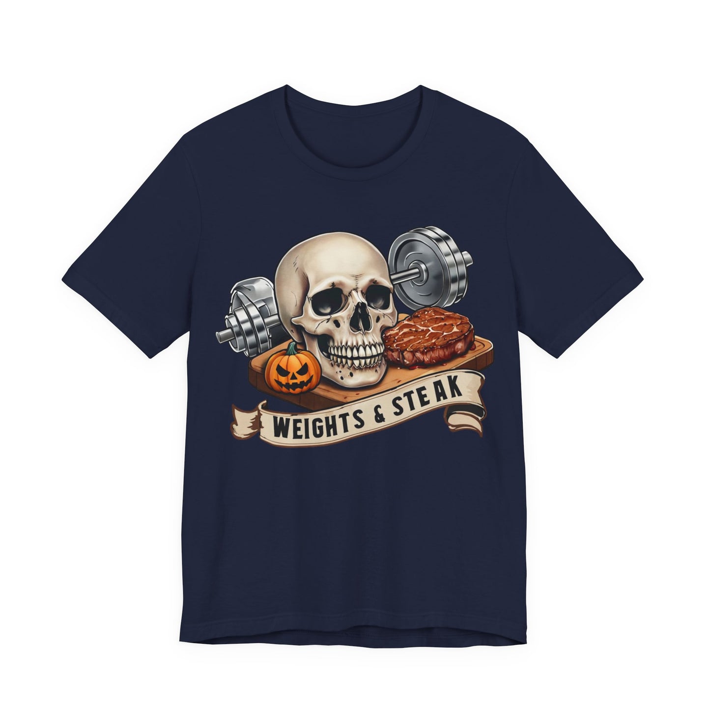 Halloween Skeleton T-Shirt, Men's Women's Unisex Tee, Lightweight Shirt, Funny Costume Top, Spooky Graphic Apparel