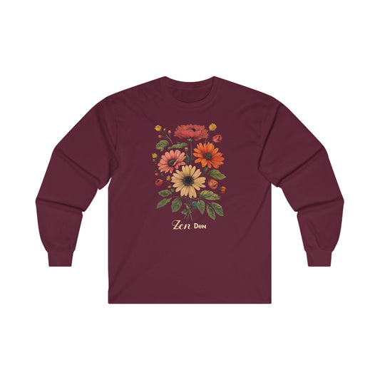 Zen Shirt for Winter Yoga Long Sleeved Shirt for Yoga Shirts for Her gifts for Women present for Christmas gift for Yogi T-shirt Yoga Tees Yoga Class T Shirt