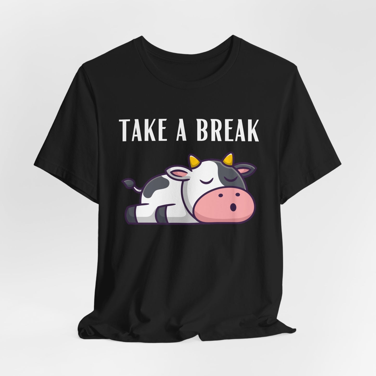 Cute Cow Shirts for Farmers wife gift for Farming T-shirt for Cow Lover gifts for Her Funny Cow Shirt TAKE A BREAK T Shirt