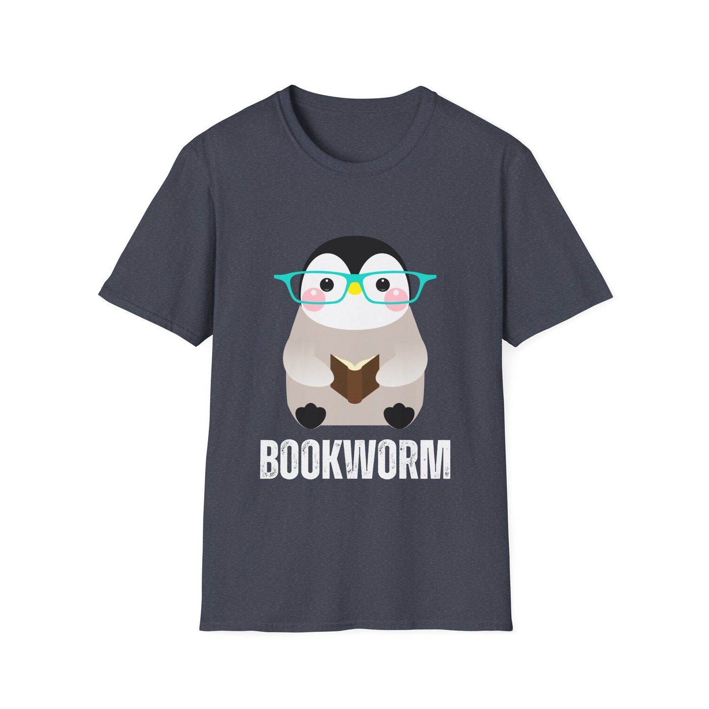 BookWorm Penguin T-Shirt for Book Lover gift for Reading Lover gift for Penguin Lover gift for Bookworm gift - Penguins T Shirt - Animal Reading