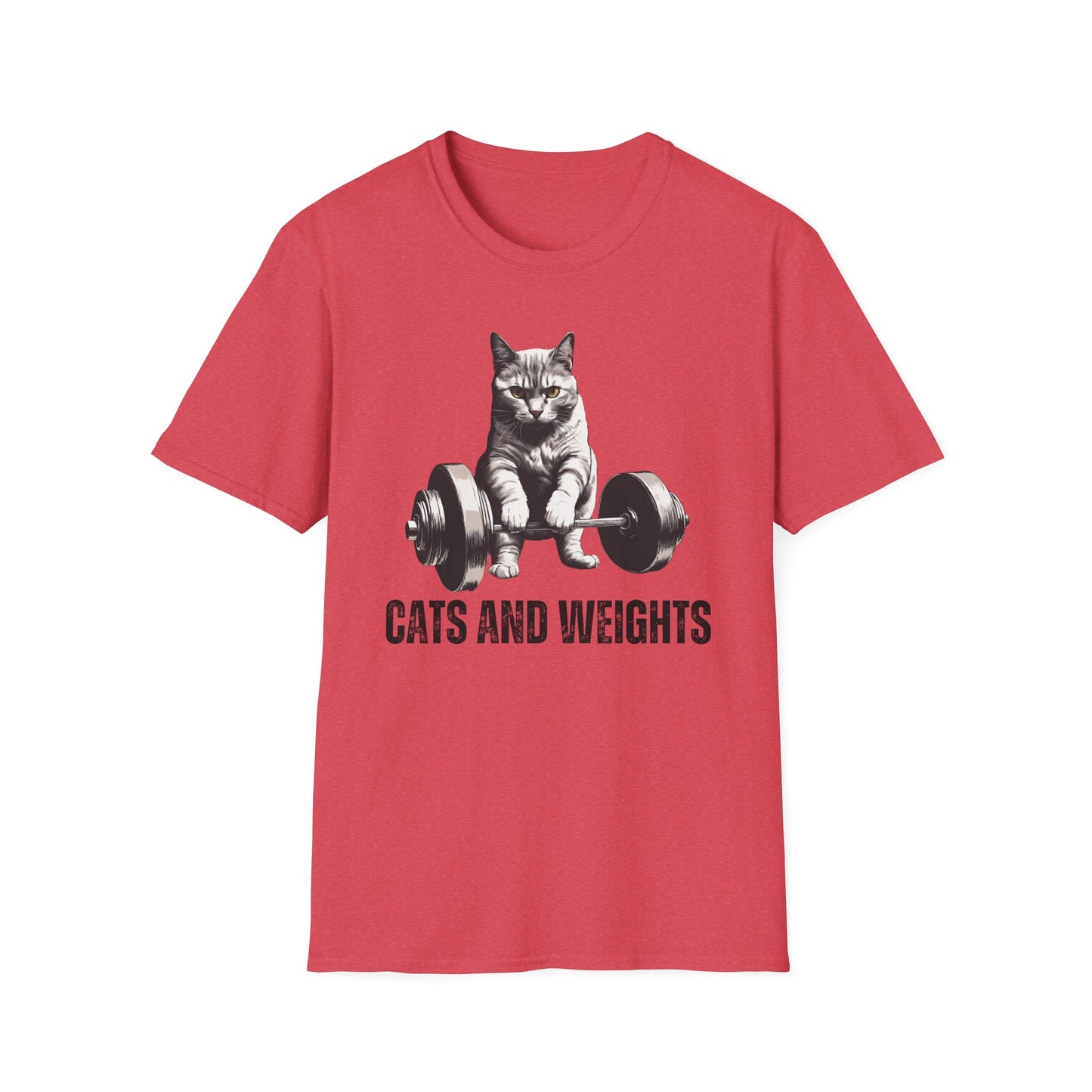 Cat Deadlifting T-Shirt for Cat Lover gift for Powerlifter gift Powerlifting Cat Shirt Funny Weightlifting CAT T Shirt