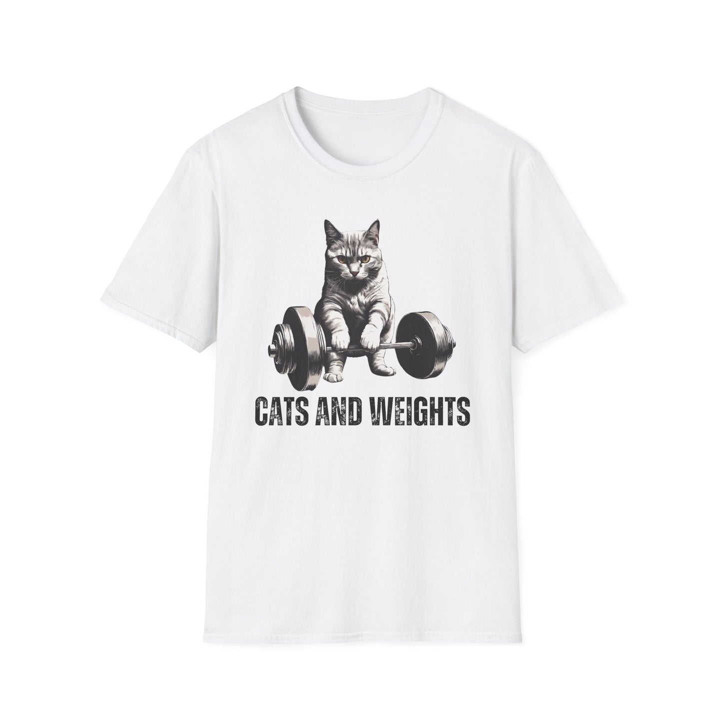 Cat Deadlifting T-Shirt for Cat Lover gift for Powerlifter gift Powerlifting Cat Shirt Funny Weightlifting CAT T Shirt