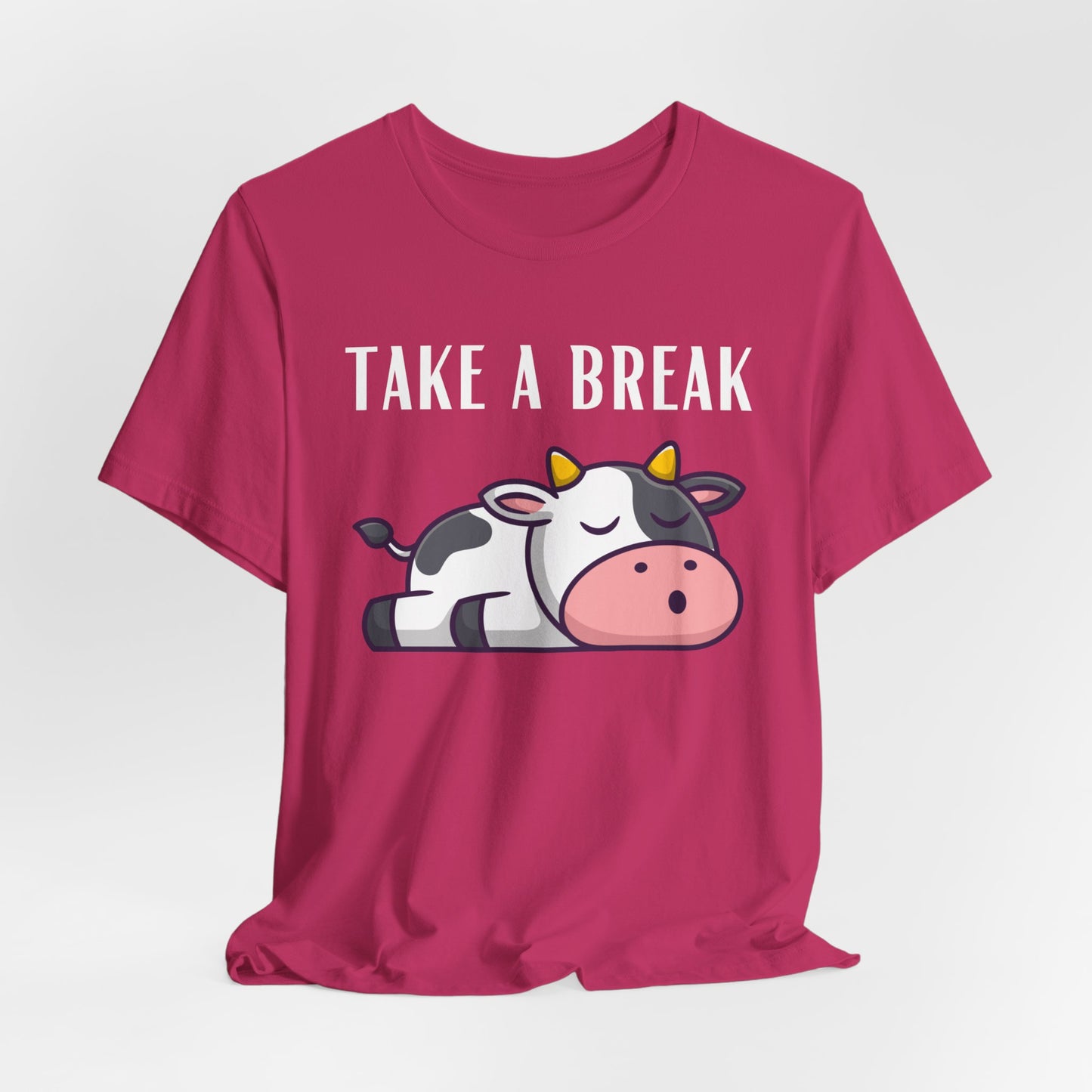 Cute Cow Shirts for Farmers wife gift for Farming T-shirt for Cow Lover gifts for Her Funny Cow Shirt TAKE A BREAK T Shirt