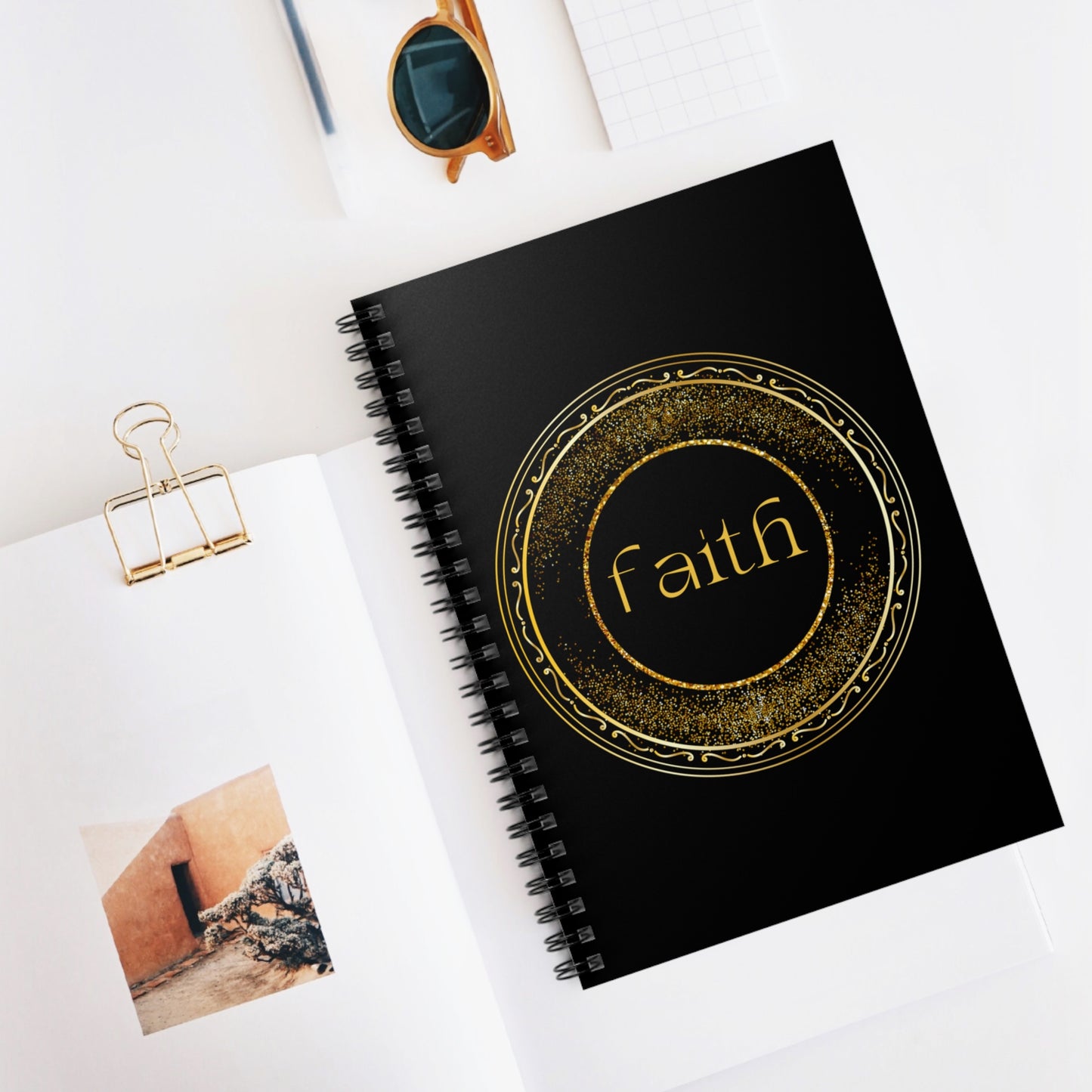 Faith Gift Spiritual Christian Gift Prayer Journal Pray Spiral Notebook - Ruled Line