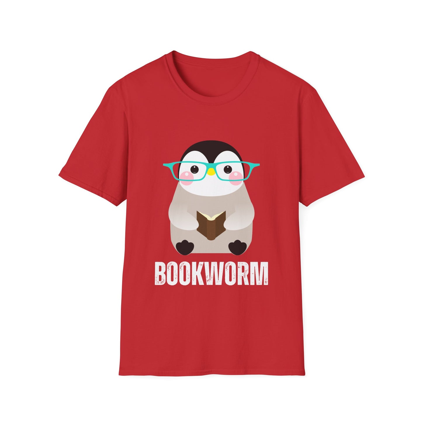 BookWorm Penguin T-Shirt for Book Lover gift for Reading Lover gift for Penguin Lover gift for Bookworm gift - Penguins T Shirt - Animal Reading