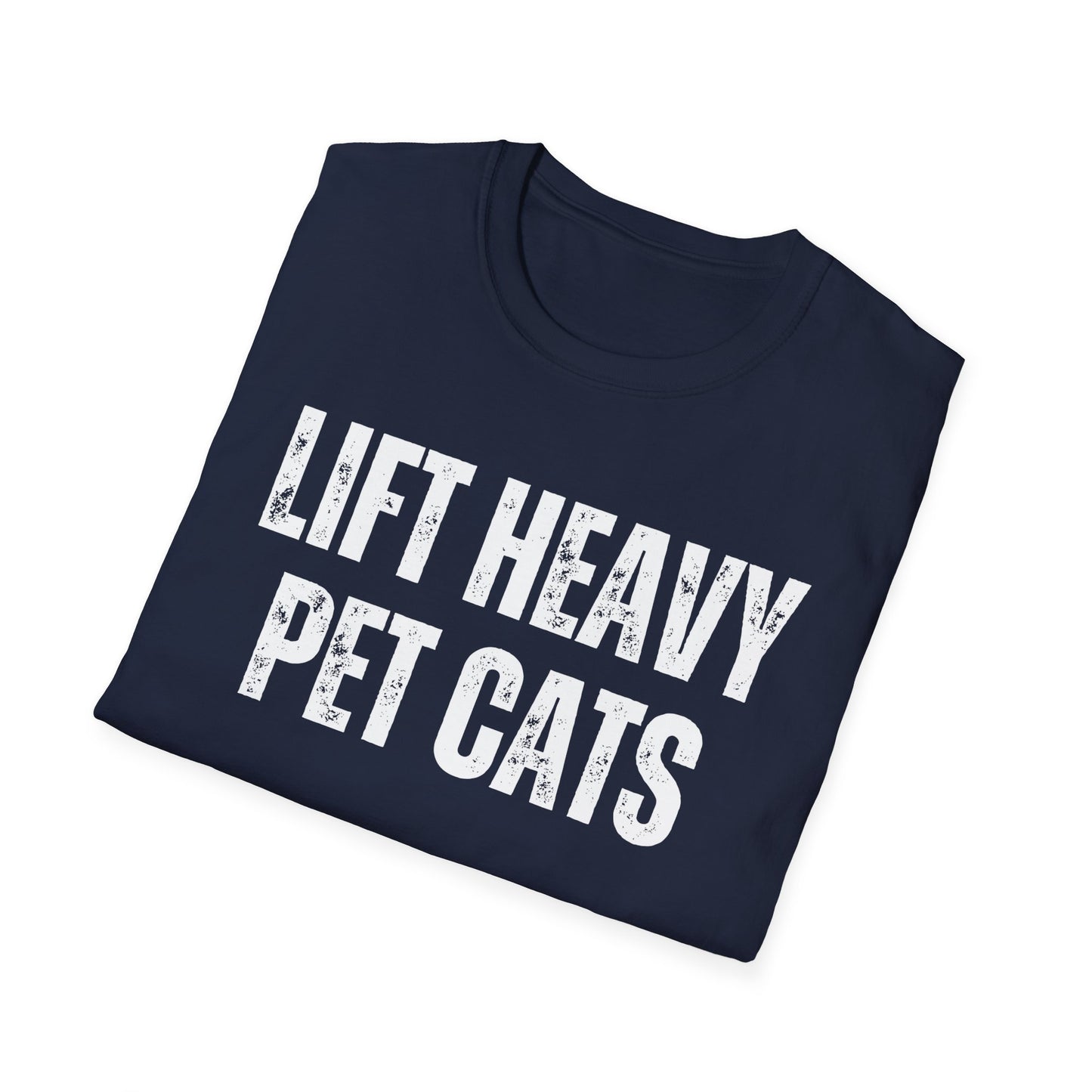 Lift Heavy Pet Cats T-shirt for Gym Lover gift for Cat Lover T shirt Cute Cat Shirt for Fitness Lover gift for Workout Shirts