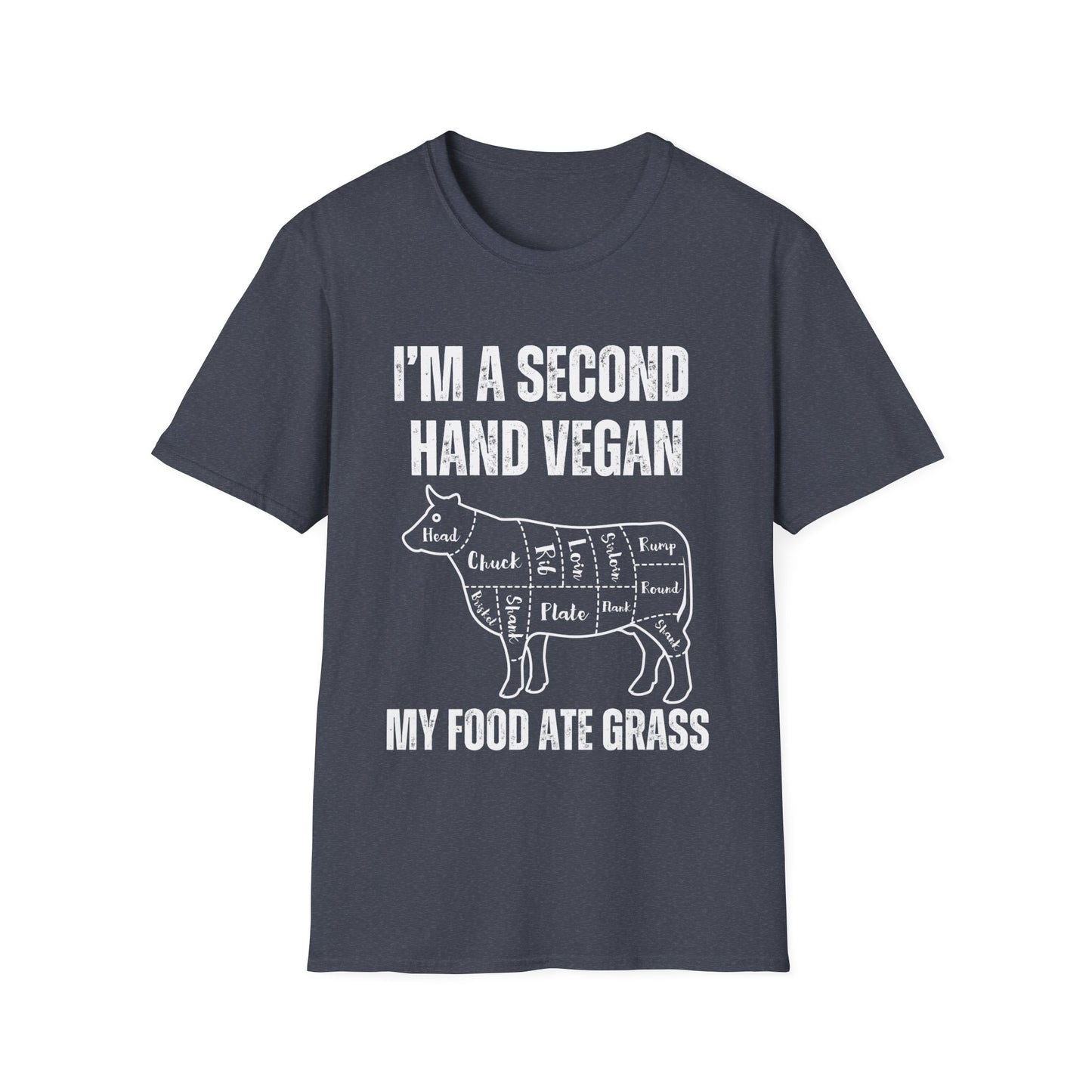 Second Hand Vegan Shirt for Meat Lover gift Funny T-shirt for Steak Lover gift for Meat Lover Shirt for Carnivore T Shirt