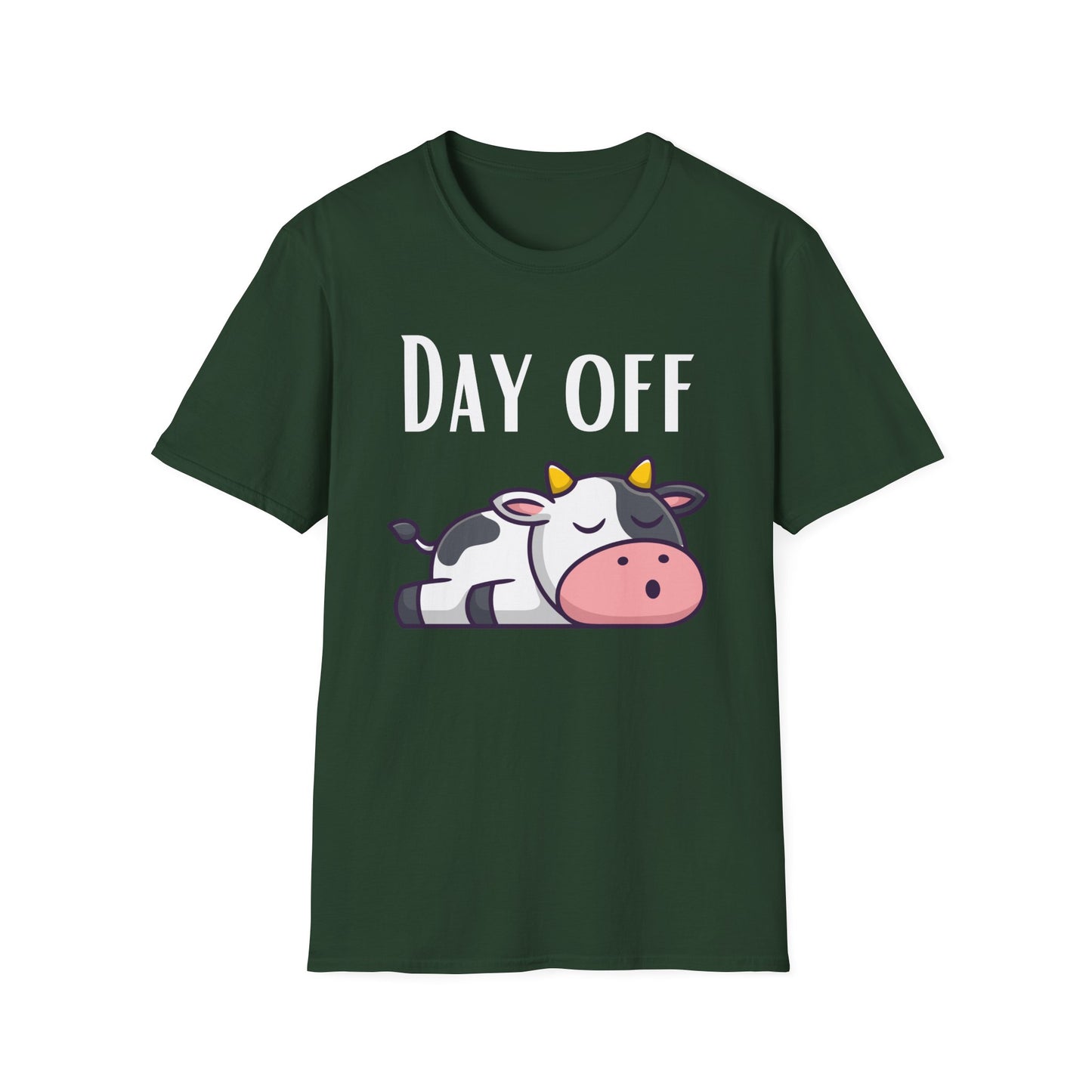 Funny Cow T-shirt for Cow Lovers gift Funny Cow Shirt Day Off T Shirt Cozy Tee - Gift for Her - Woman gifts for Farmer