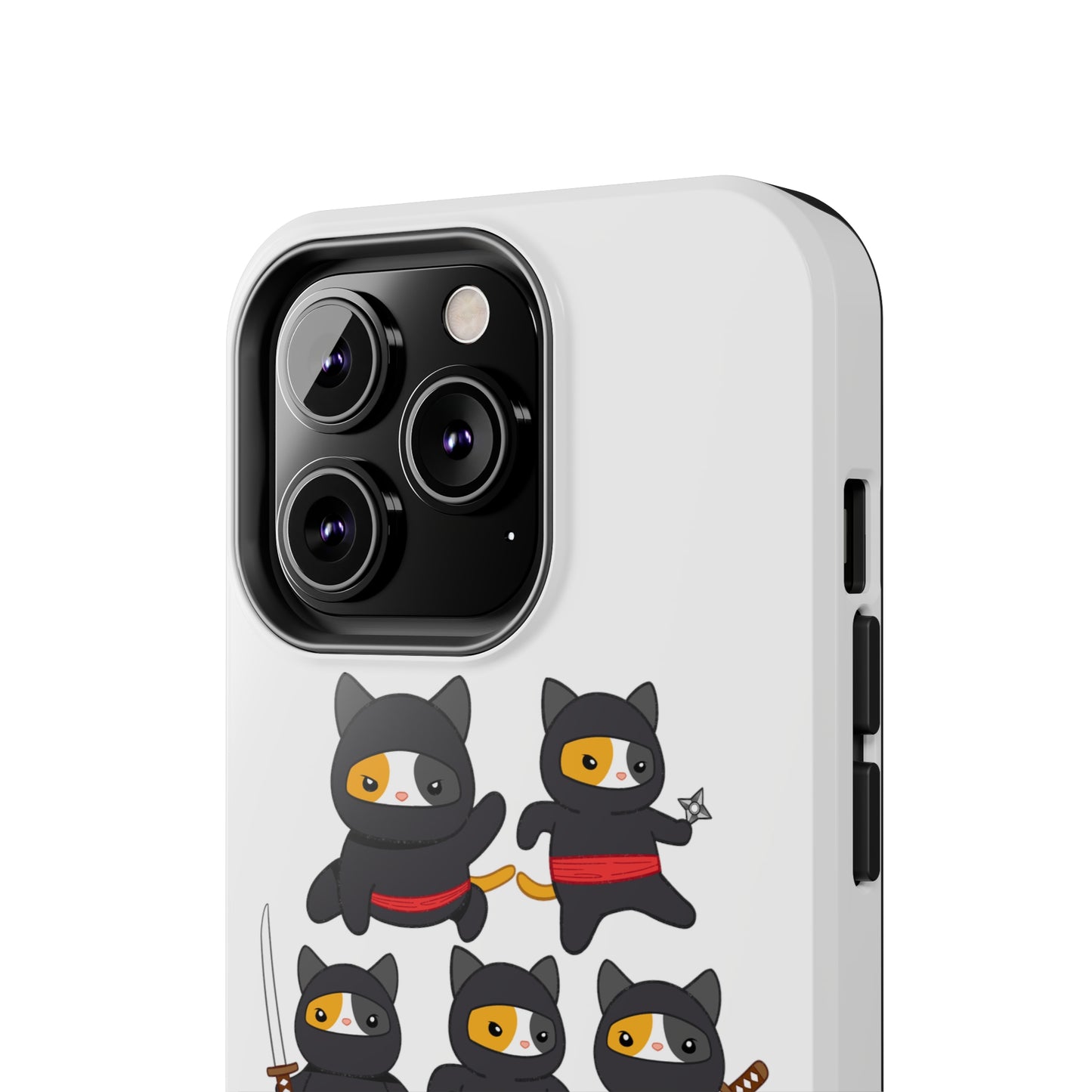 Funny Cat iPhone case for Cat Lover gift for Cat Mom gift Funny Cat Phone Case NINJA CATS Case