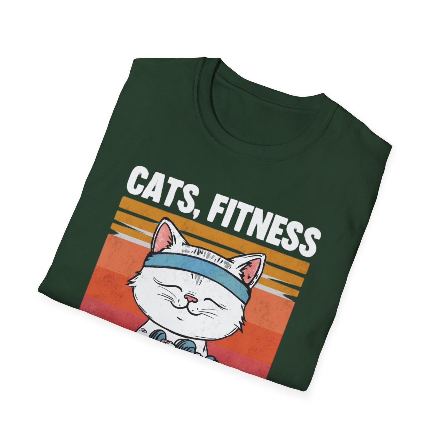 Cat Fitness Shirt for cats Lover gifts for Pet Lovers T-shirt for Gym Rat T Shirt Funny Dog T Shirts CATS Fitness and Not Much Else Tees