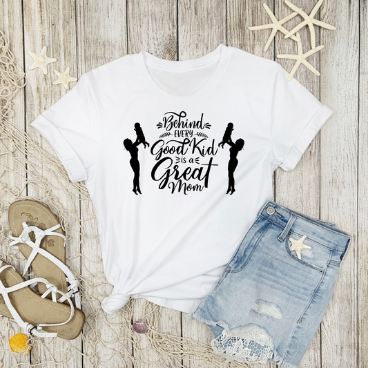 Mom Shirts for Mother's Day gifts for Mama T Shirts for Her gift Cute Mommy Tee Behind Every Great Kid is a Great Mom T-shirt