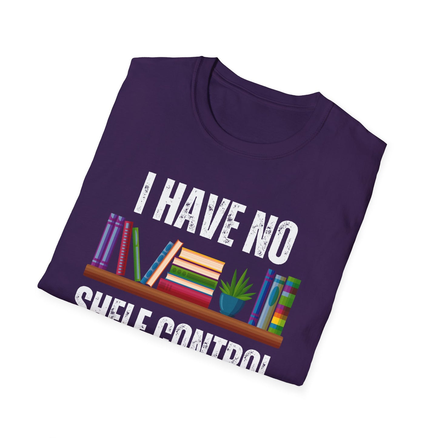 Funny Book Shirt - Unisex Softstyle T-Shirt, Reading Tshirt, Book Lover Tee, Shelf Control Tee, Bookworm Gift