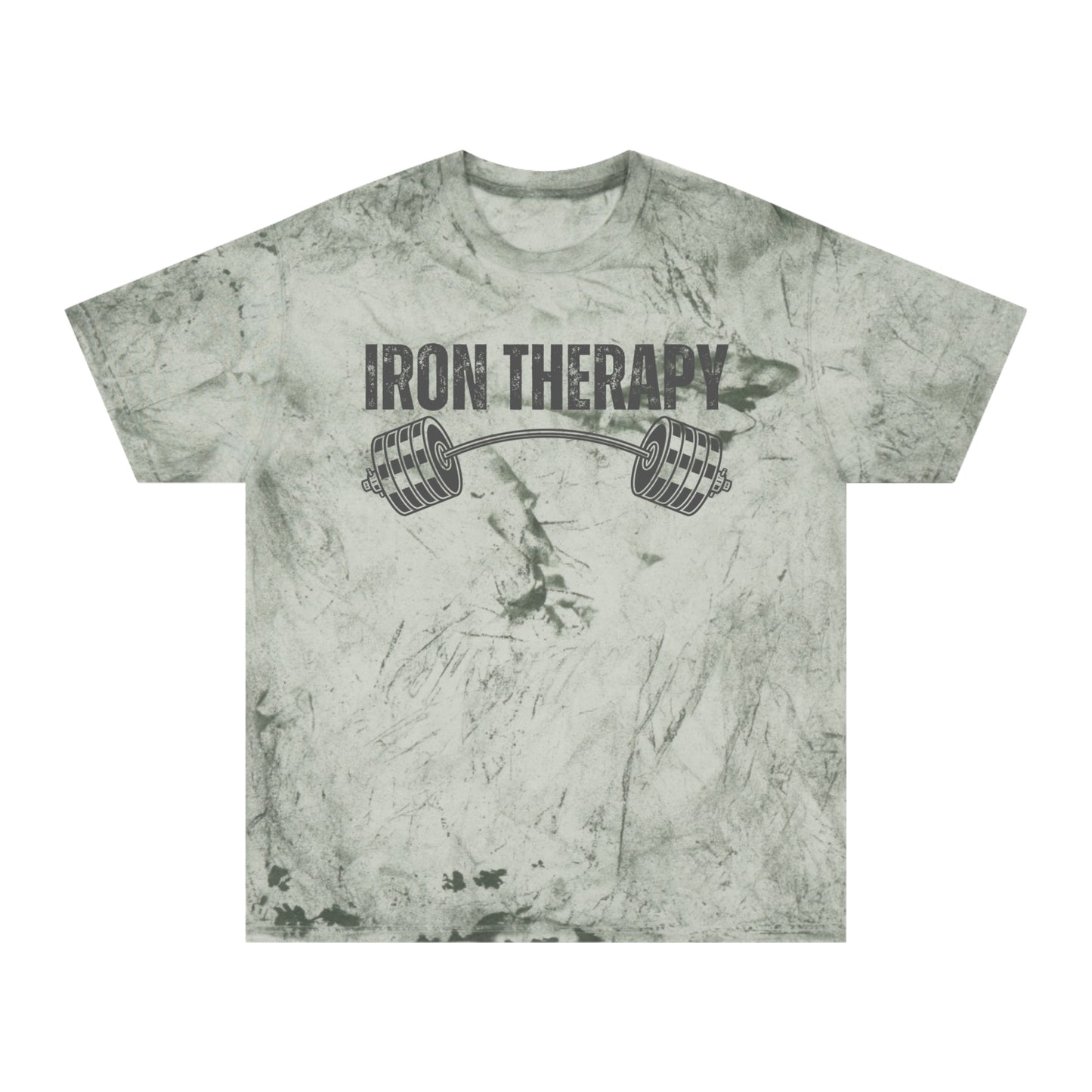 Iron Therapy Shirt Gym Clothes Tie-Dye Fitness T-Shirt Workout Tee Gym Apparel Casual Wear for Fitness Enthusiasts T-shirt for Gym Rat gift