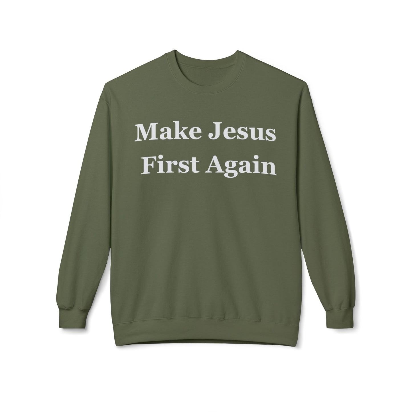 Make Jesus First Again Sweatshirt for Cristian gifts for Christmas present for Christians Sweatshirts for religious gift ideas for Jesus