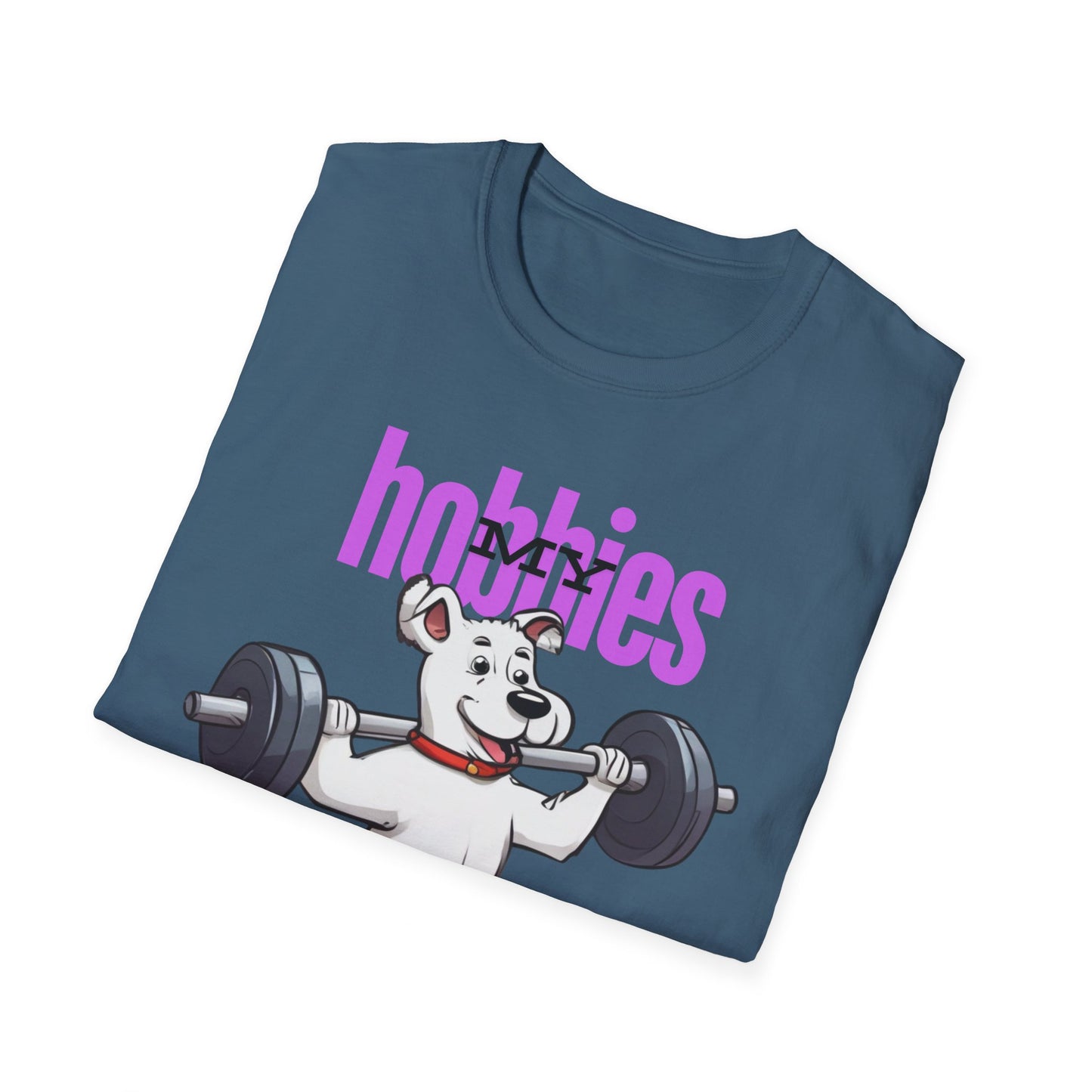 Dog Lover T-shirt for Dog Mom gift for Gym Rat T Shirts for Gym Girl Workout Enthusiasts gifts for Weightlifter gift Crossfit Shirt for Dog Dad