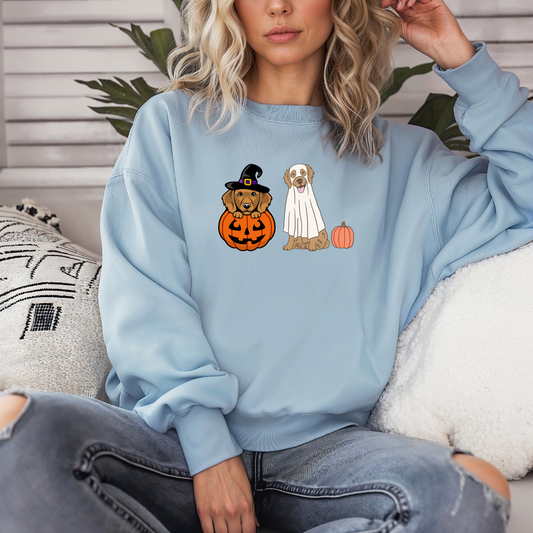Golden Retriever Sweatshirt for Halloween Sweatshirts for Golden Retriever Lover gifts for Halloween Dog Sweatshirts for Halloween gift