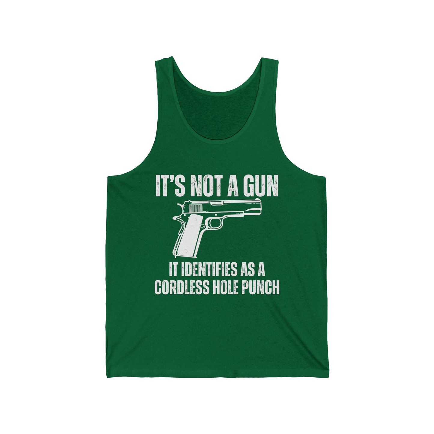 Funny Gun Tank Top for 2nd Amendment Supporter gift for Gun Lover gifts Pistol Tank Tops for Pro Gun Tank Tops Funny Gun Puns for Him gifts