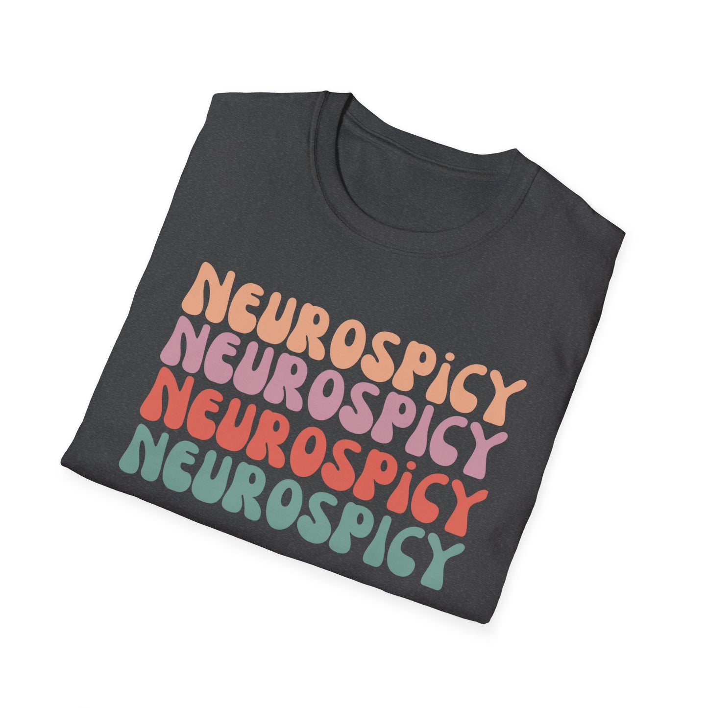 NeuroSpicy Shirts Retro ADHD shirt Funny t-shirt for Cat Lover gifts ADHD T Shirt Autistic Awareness Mental Health tee