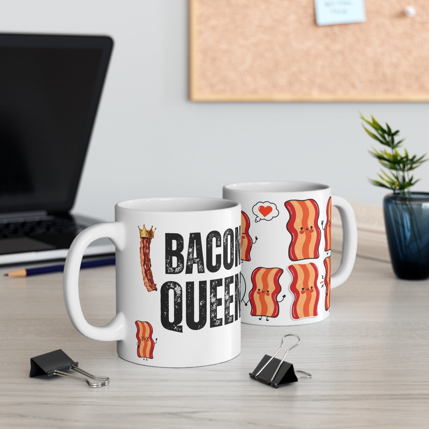 Meat Lover Mug for Bacon Lover gift for Valentines Day gift for Couples gift for Valentine gift Her BACON QUEEN Mug 11oz