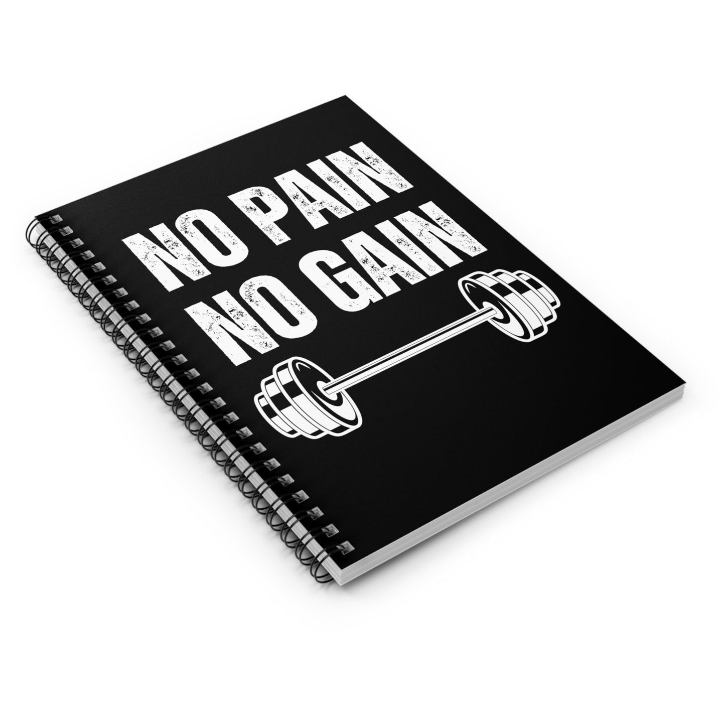Training Log Book for Gym Lover gift for Workout Lover Working Out Notebook No Pain No Gain Notebook Fitness Journal