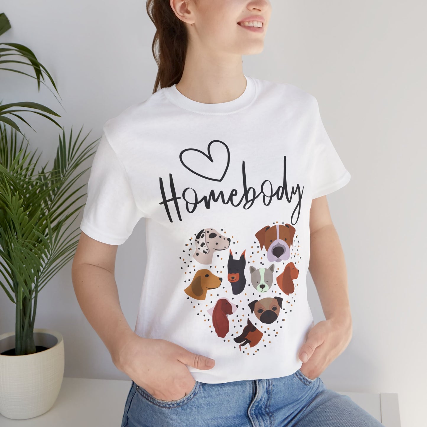 Homebody Dog Lover Shirt for Dog Mom gift for Mothers Day T-shirts for Momma gift Doggy Mama T Shirts for Mother gift