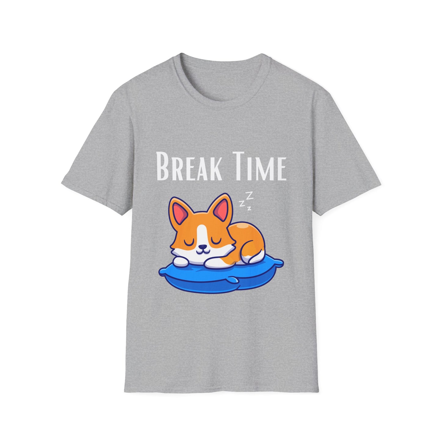 Cute Corgi T-shirt for Corgi Lover gifts Dog Lovers Shirt - Sleeping Corgi - Tired Dog Mom T shirt - Break Time T-shirts