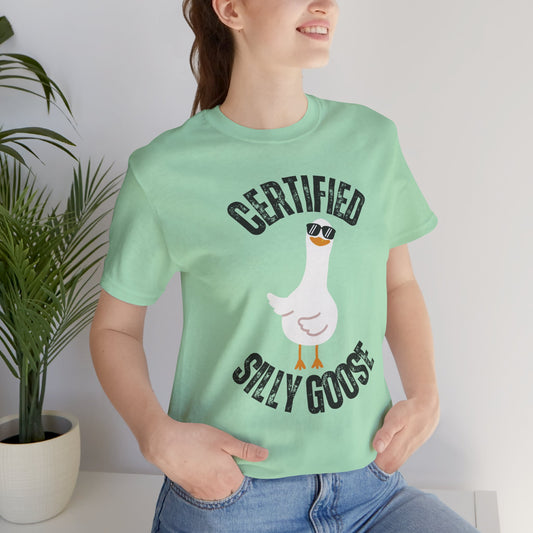SILLY GOOSE SHIRTS Funny Animal Shirt for Animal Lover gift Funny T Shirt Farmer gifts her Certified Silly Goose T-shirts