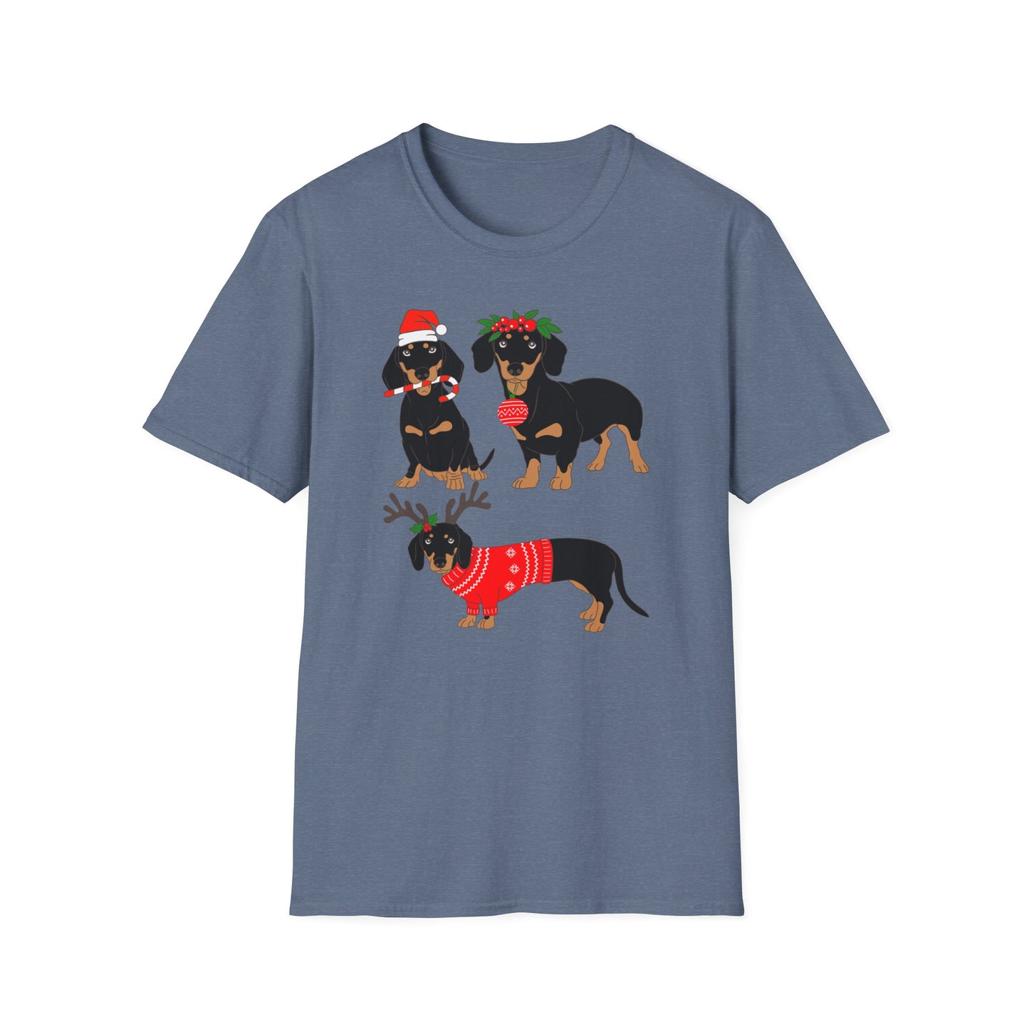 Dachshund Tshirt for Christmas present for Dog Lover gift for Dachshund Mom gifts Cute Weiner Dog Tshirt for Women's Christmas gifts