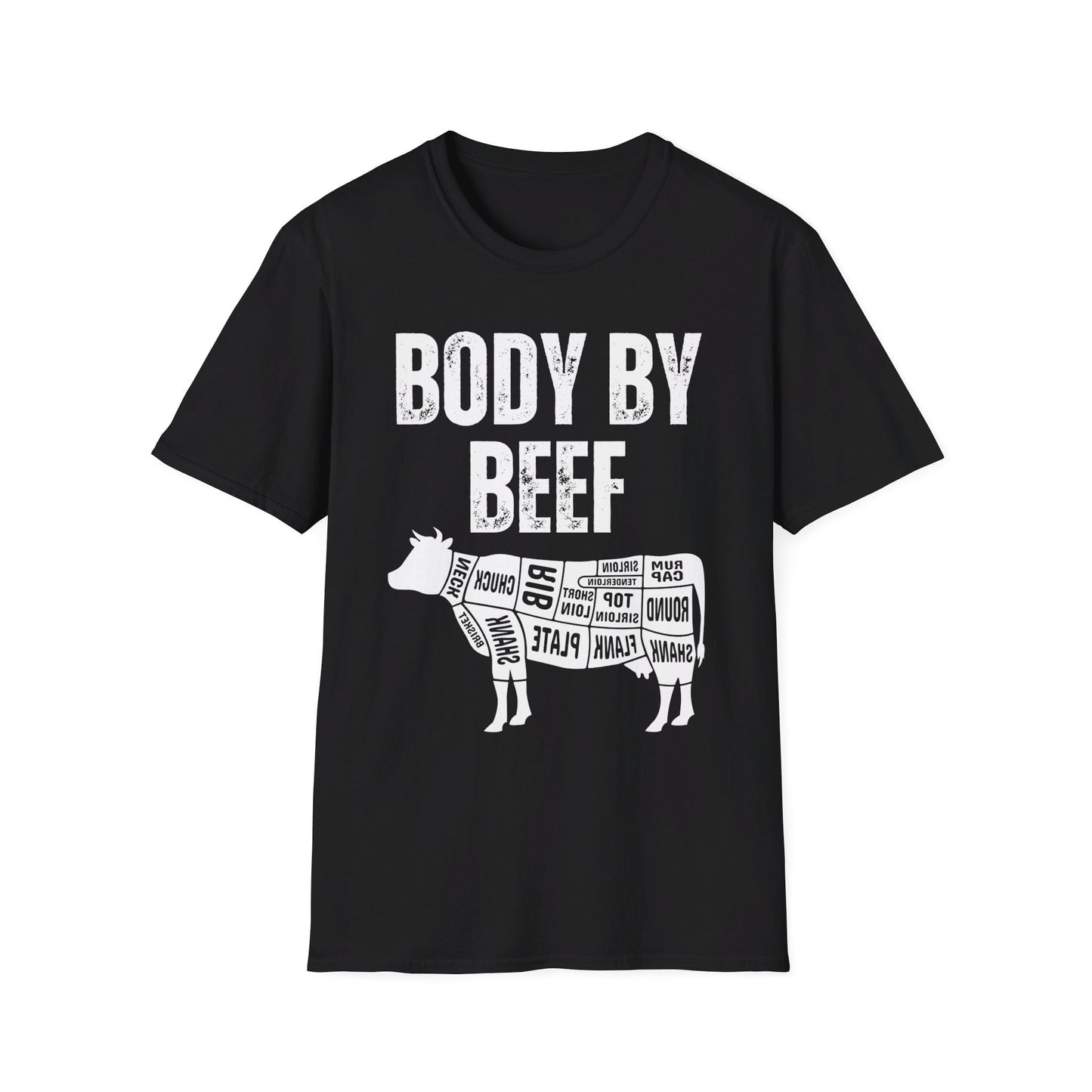 Carnivore Shirt BODY BY BEEF T Shirts Funny Meat Shirt for Carnivore Diet gift for Beef Lover T-shirt BBQ gift for Grilling T-shirts