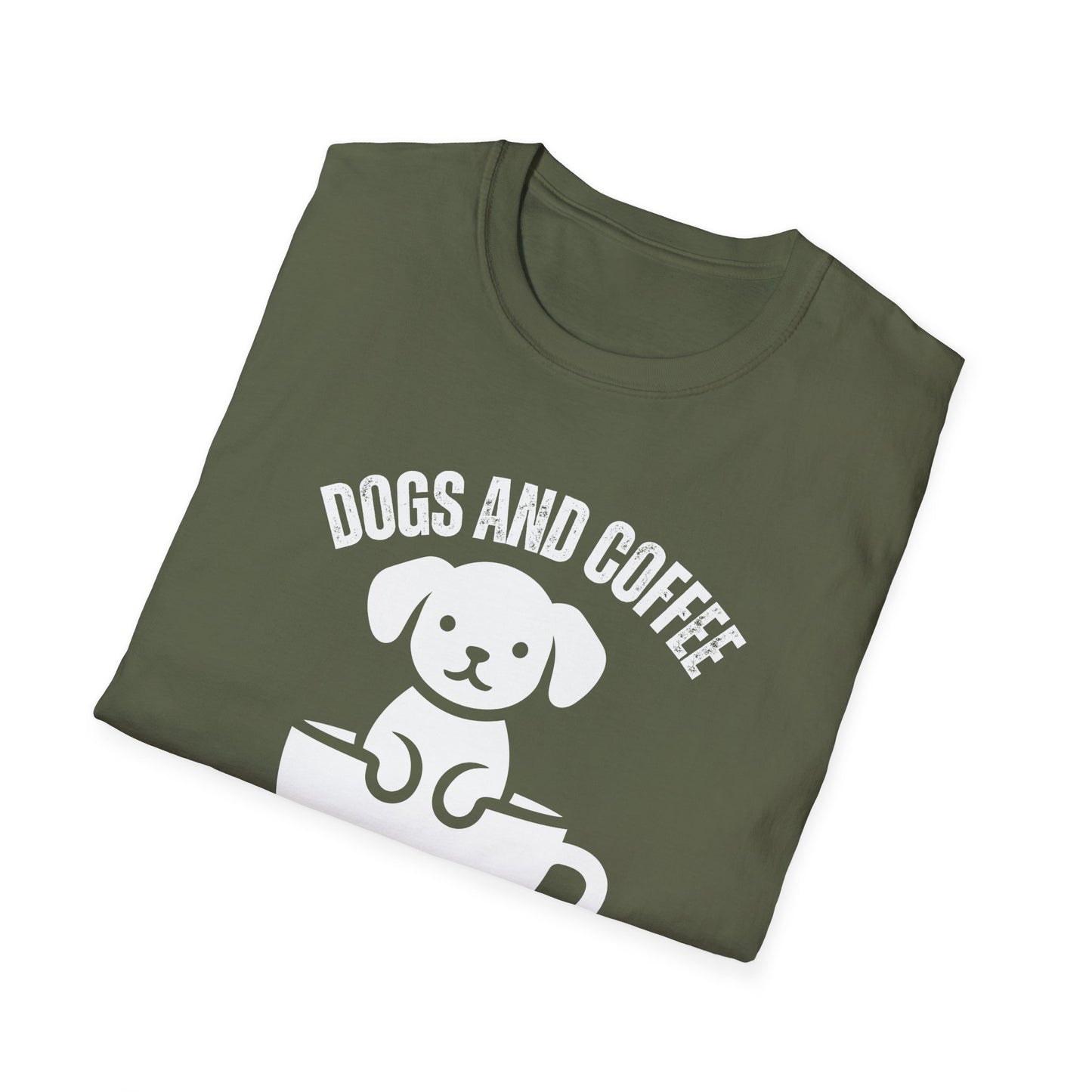 Simple Dog Shirt for Coffee Lover gift for Dog Lovers gifts for Coffee Addict T-shirt for Dog Enthusiast gift for Dog Mom T Shirts for Women's gifts