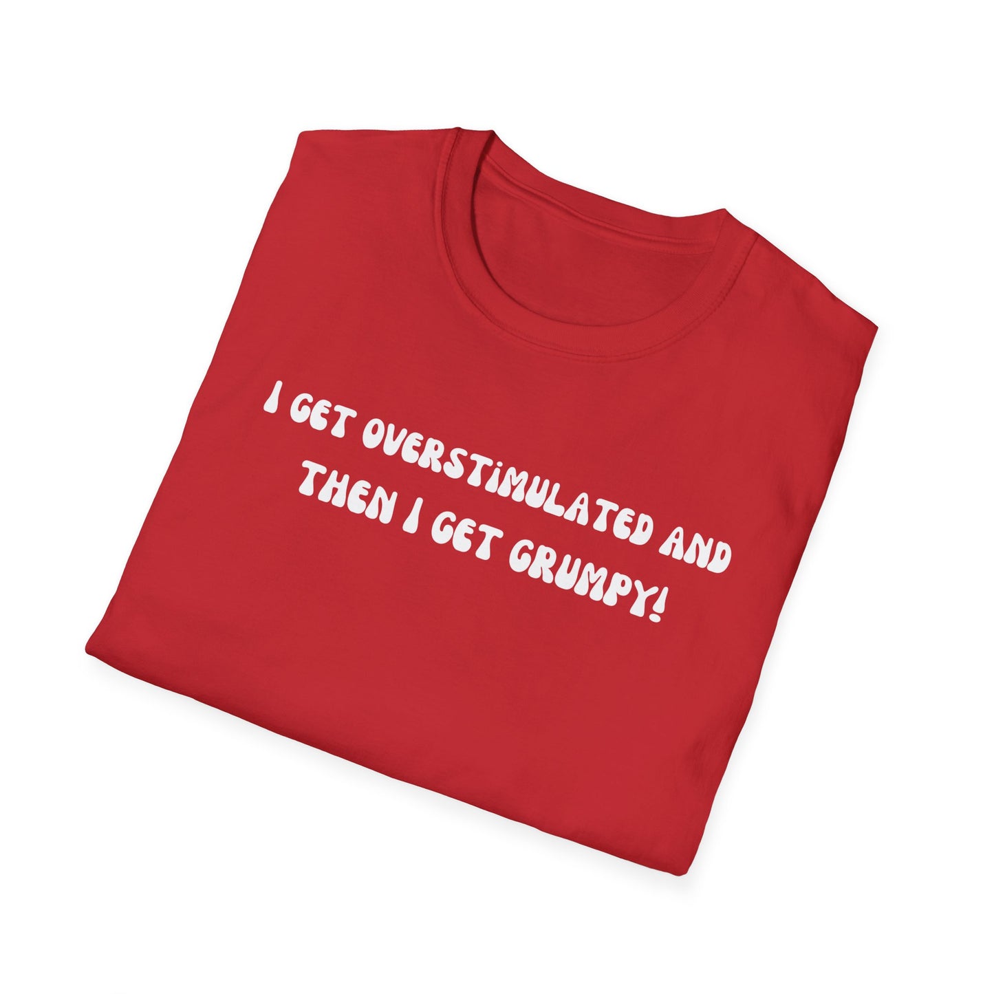 Overstimulated T-shirt for ADHD Friend gifts for Autism Awareness T Shirt Mental Health gift for Autistic Tee