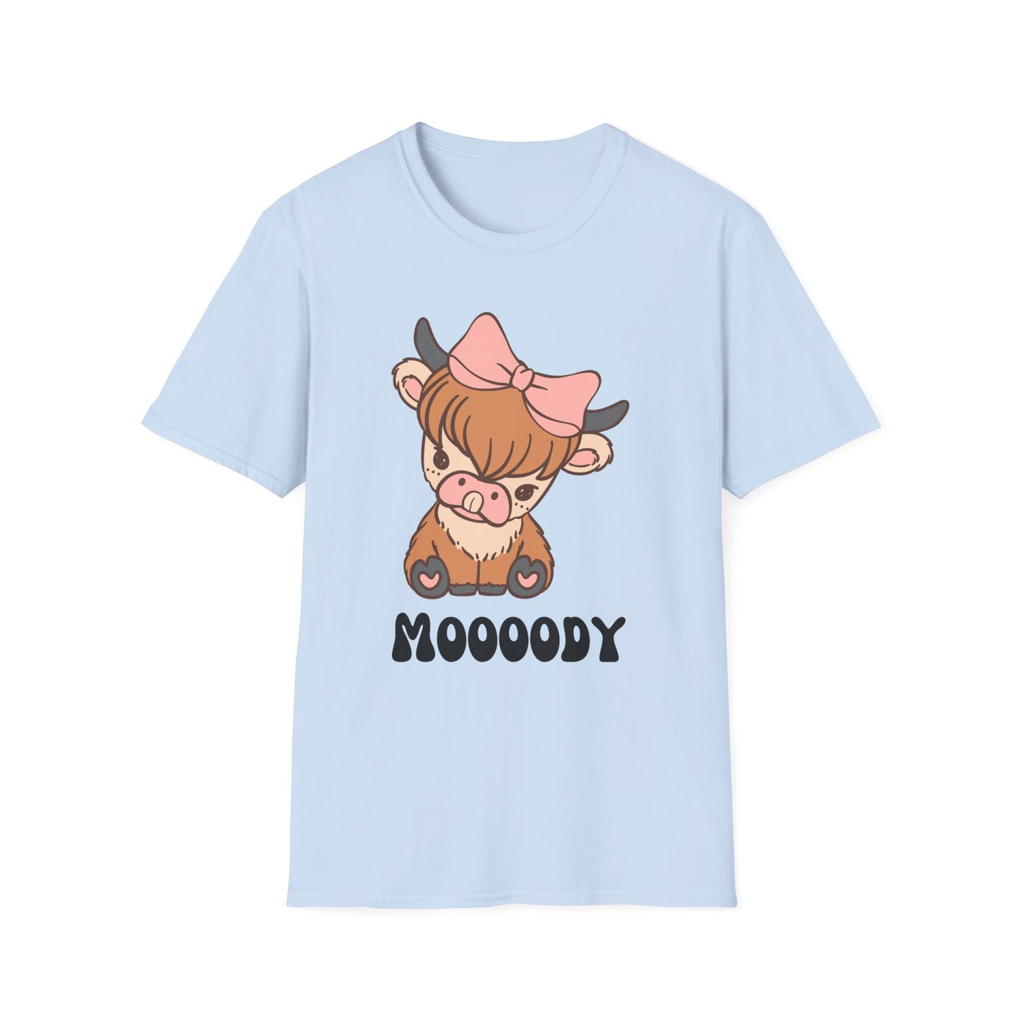 Highland Cow Shirt Funny Moody Cow Themed Shirts for Cow Lover gifts for Farmer gift Funny Cow T-shirt for Cow Theme T Shirt