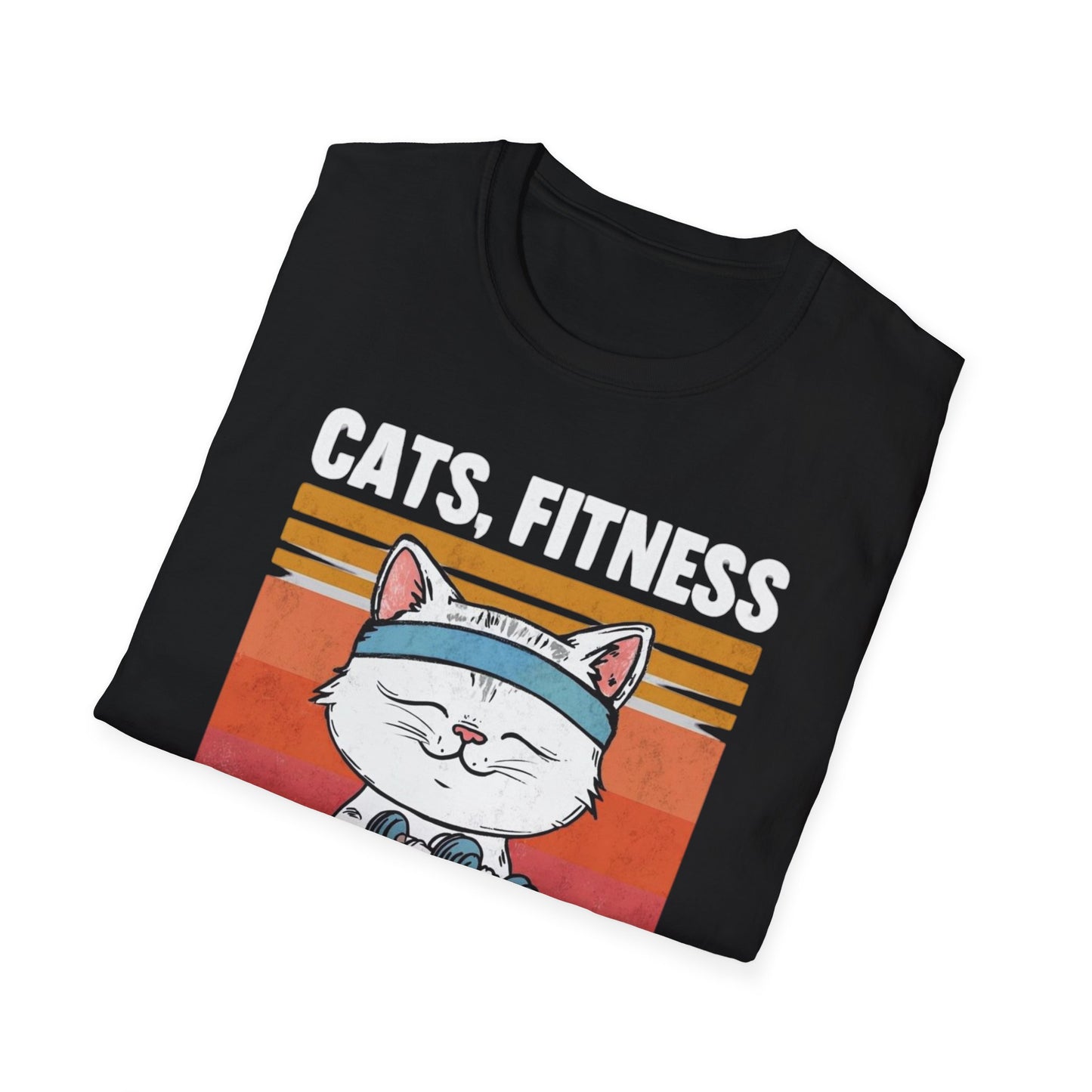 Cat Fitness Shirt for cats Lover gifts for Pet Lovers T-shirt for Gym Rat T Shirt Funny Dog T Shirts CATS Fitness and Not Much Else Tees