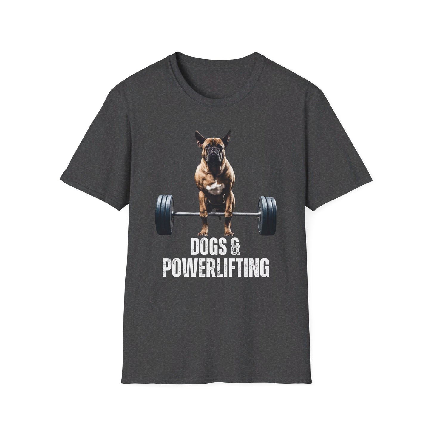 Dog Powerlifting Shirt for Dog Lover gifts for Gym Tshirts for Weightlifting T-shirt for Dog Dad gift for Dog Mom T-shirts for Powerlifter gift