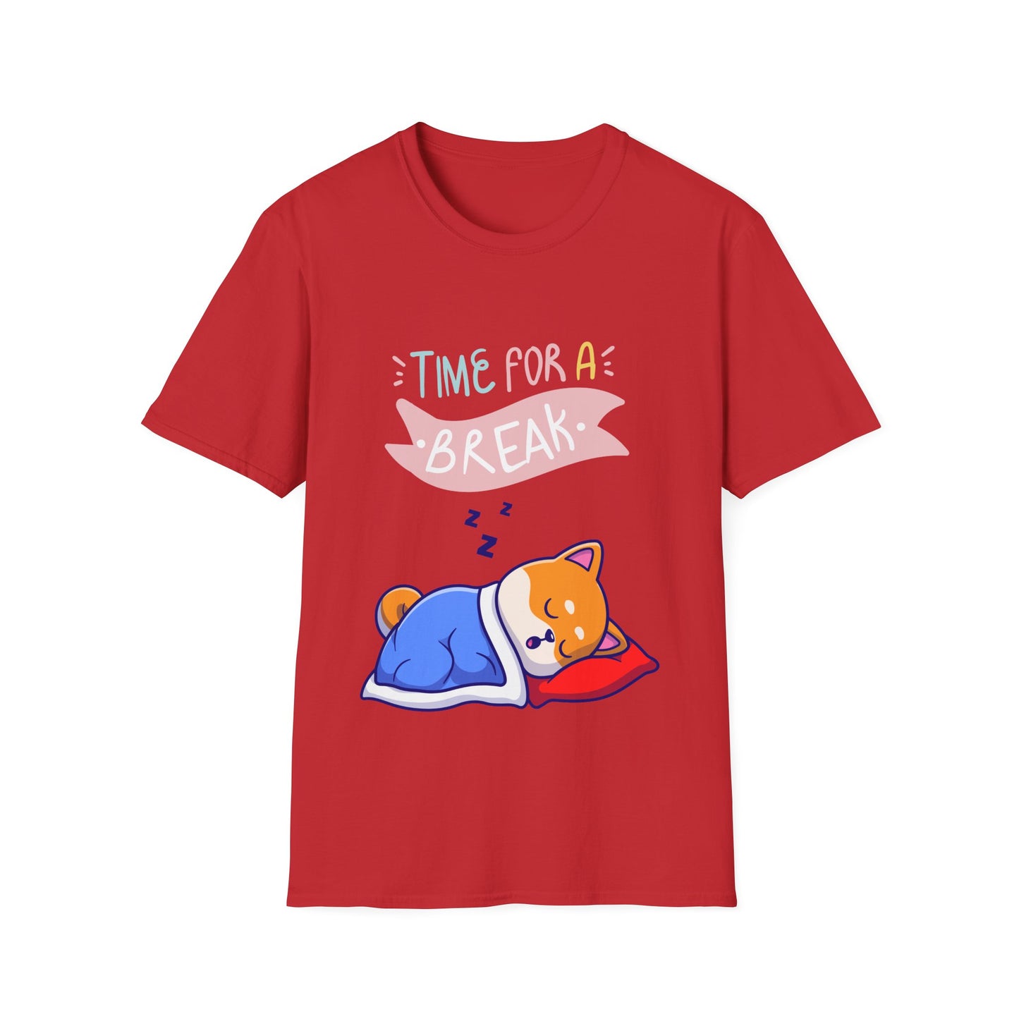 Funny Dog Shirt for Funny gift for Dog Lover T-shirt TIME for a BREAK T shirt Dog gift Cute Corgi Shirts Funny Corgi Tee