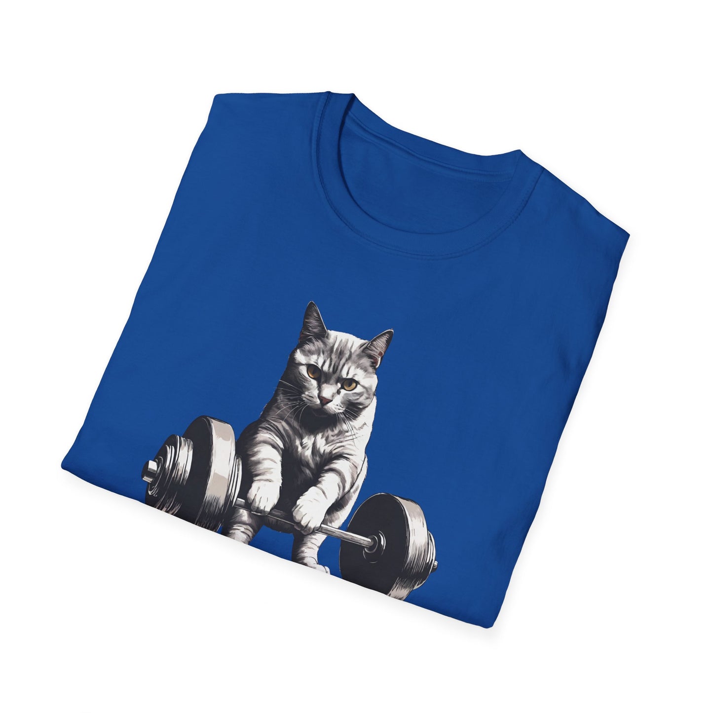 Cat Deadlifting Shirt for Gym Rat gifts for Workout Lover gift for Cat Lover T-shirt Funny Cats Lifting Weights T Shirts Kitty Powerlifting Weightlifting