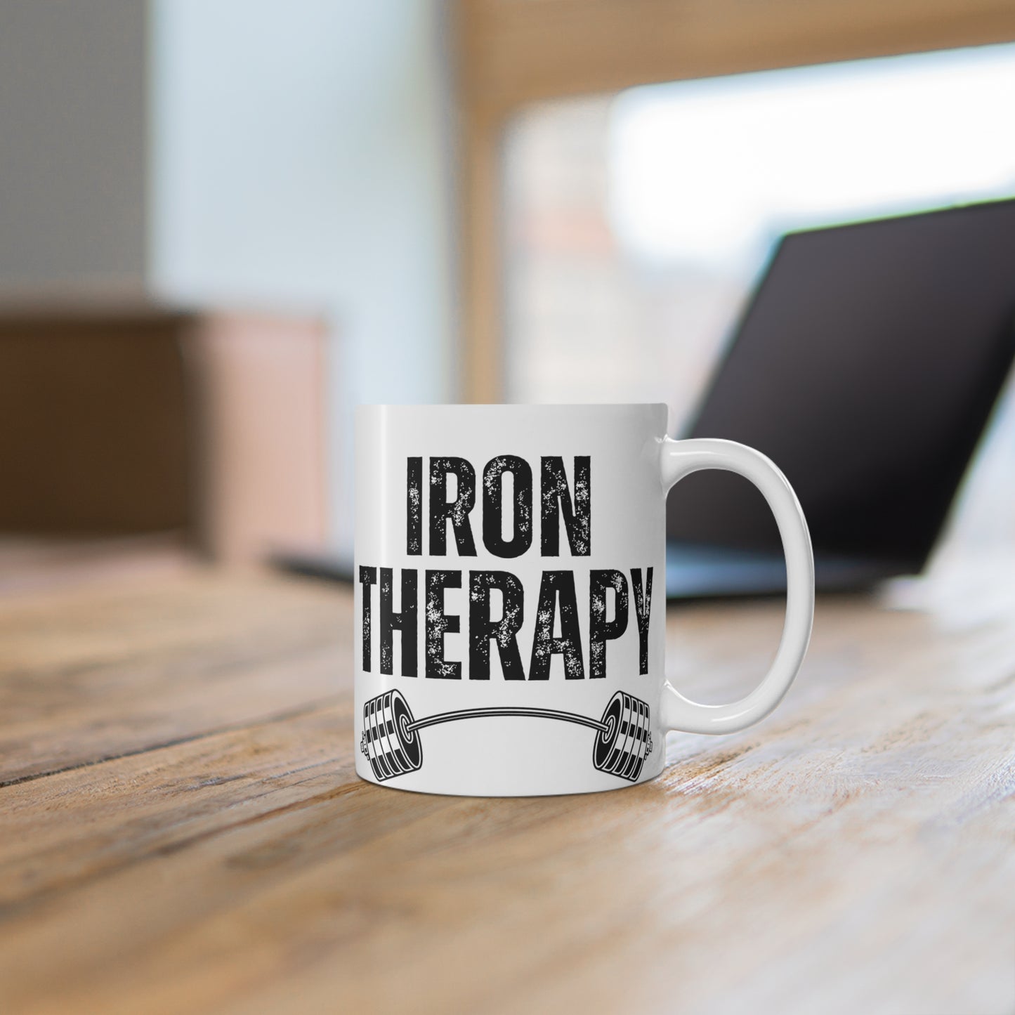 CATS & WEIGHTS Mug for Cat Lover gift for Gym Lover gift for Fitness Lover Coffee Mug for Coffee Lover Cat Mom Mug 11oz Workout Cat
