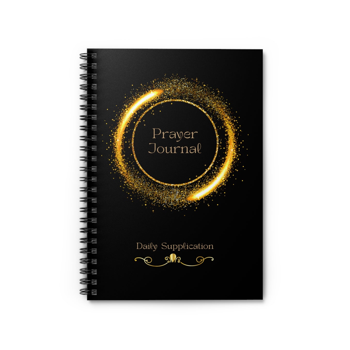Prayer Journal -Daily Supplication - Spiral Notebook - Ruled Line