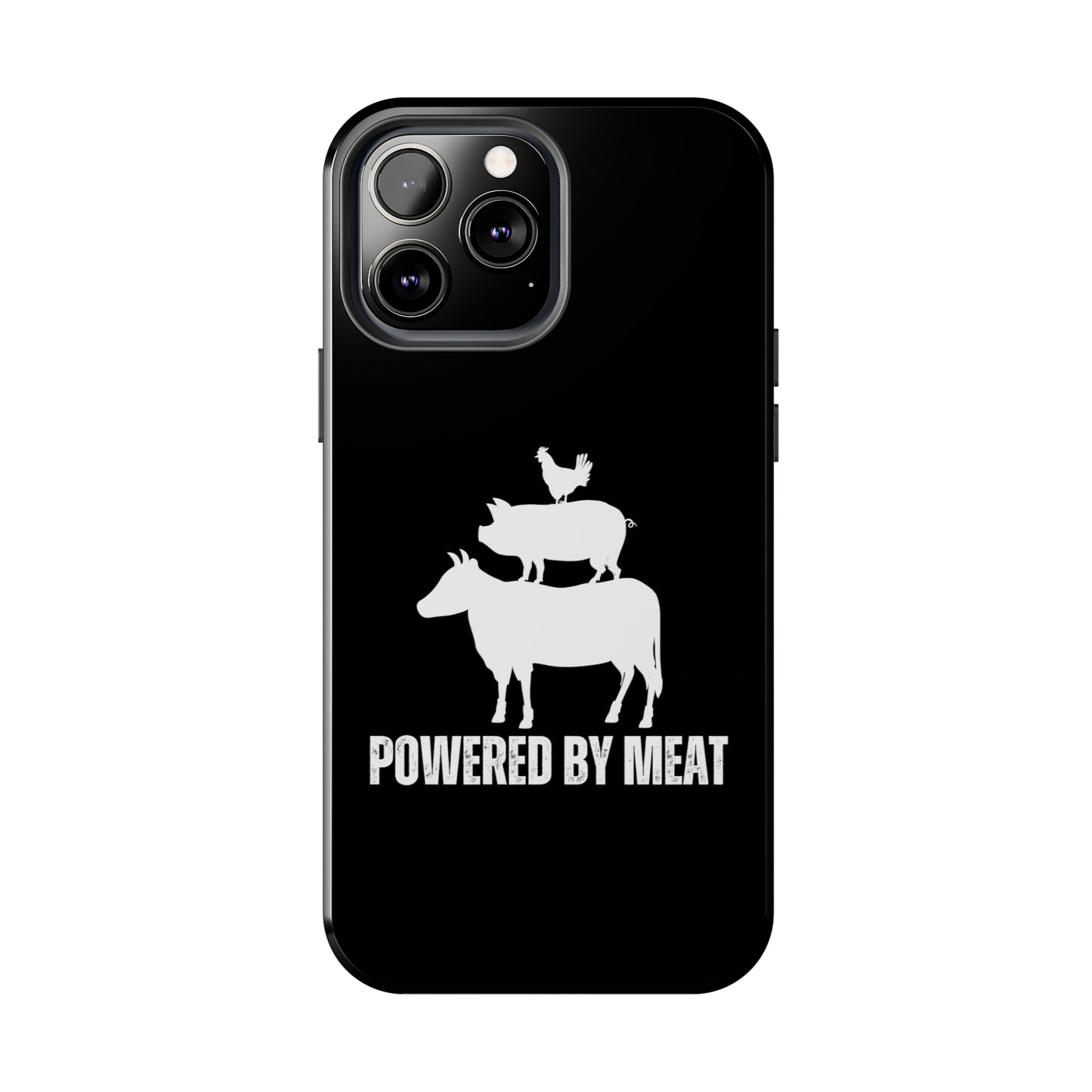 Carnivore Phone Case Powered By Meat Funny Phone case for Carnivore gift for Lion Lover gift for him or her