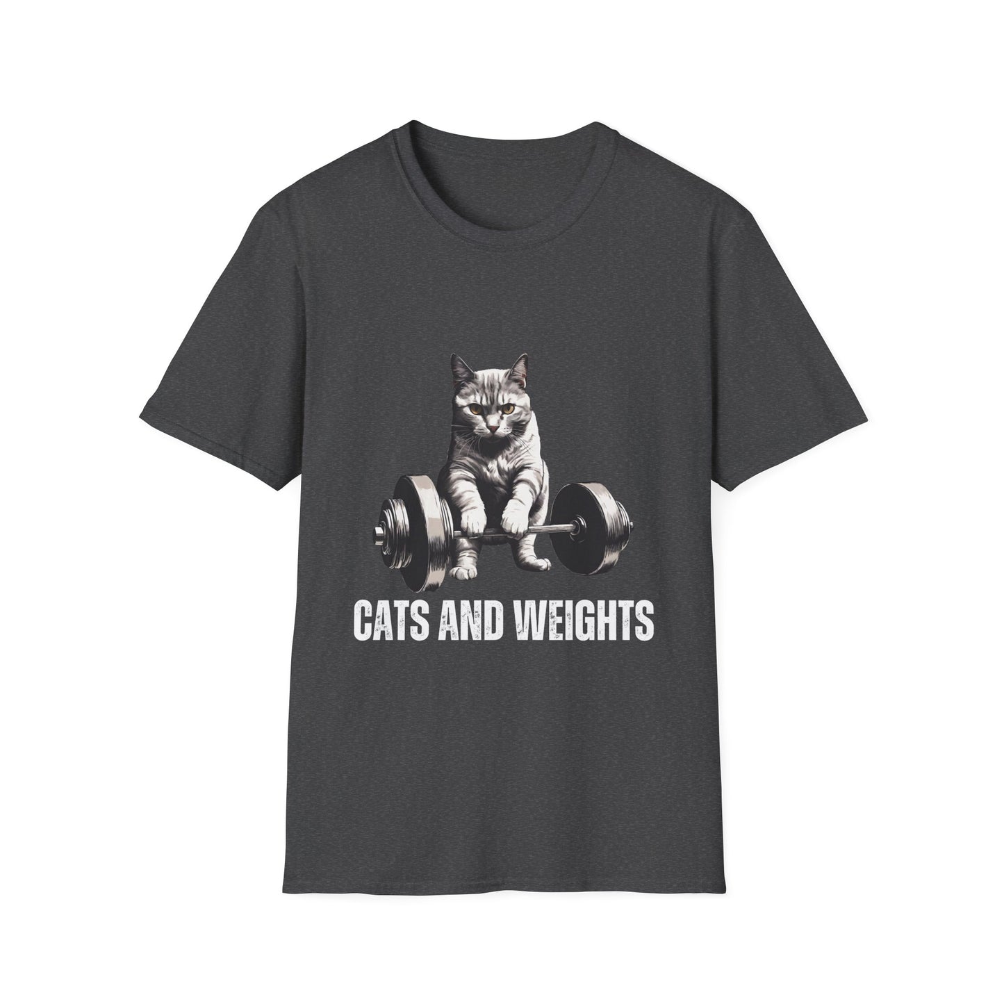 Cat Weightlifting T-Shirt for Cat Lover gift for Gym Lover Powerlifting Cat Shirt Funny Weightlifting CAT T Shirt