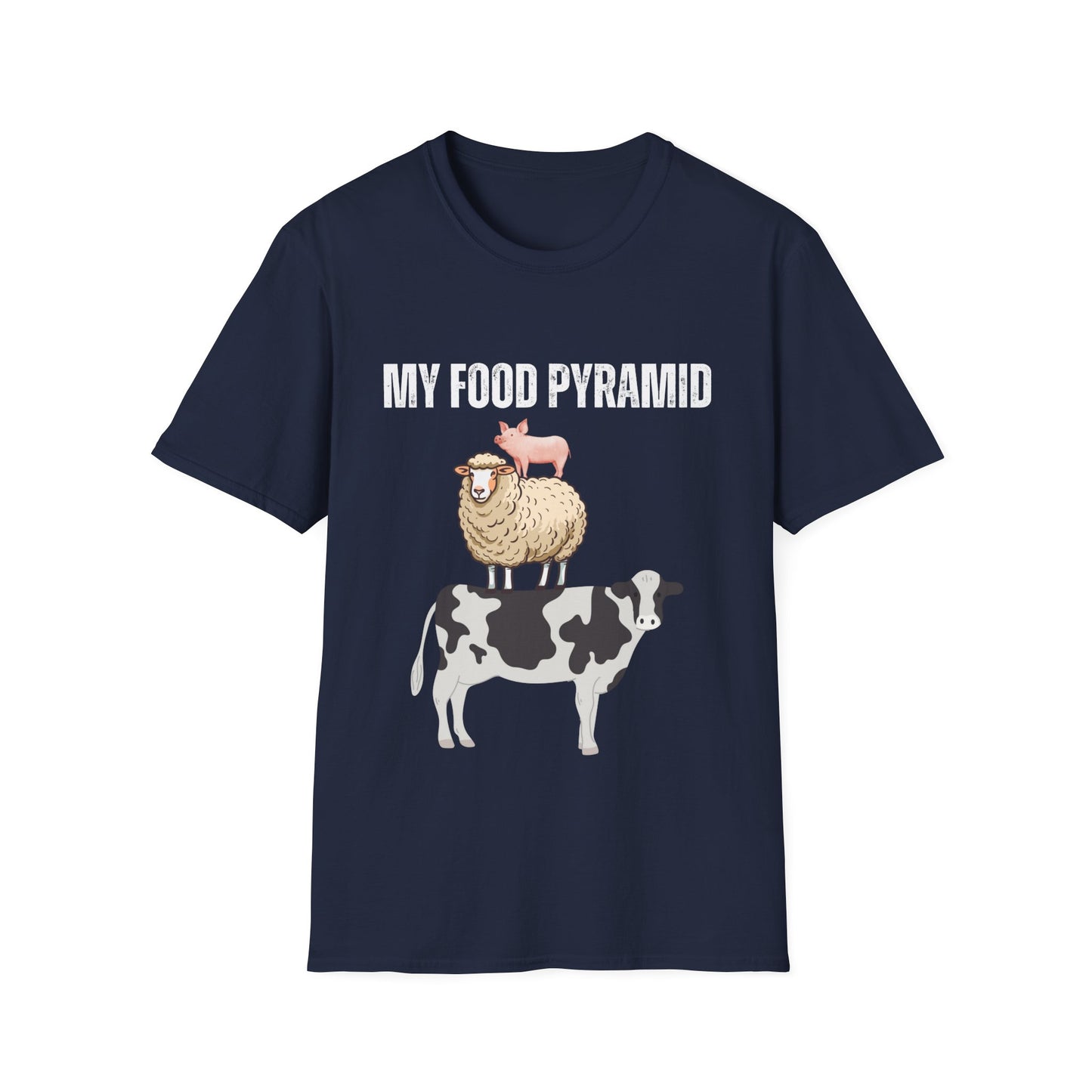 Healthy Diet T-shirt Food Pyramid shirt The Proper Human Diet T Shirt for Carnivore Gift Meat Lover gift