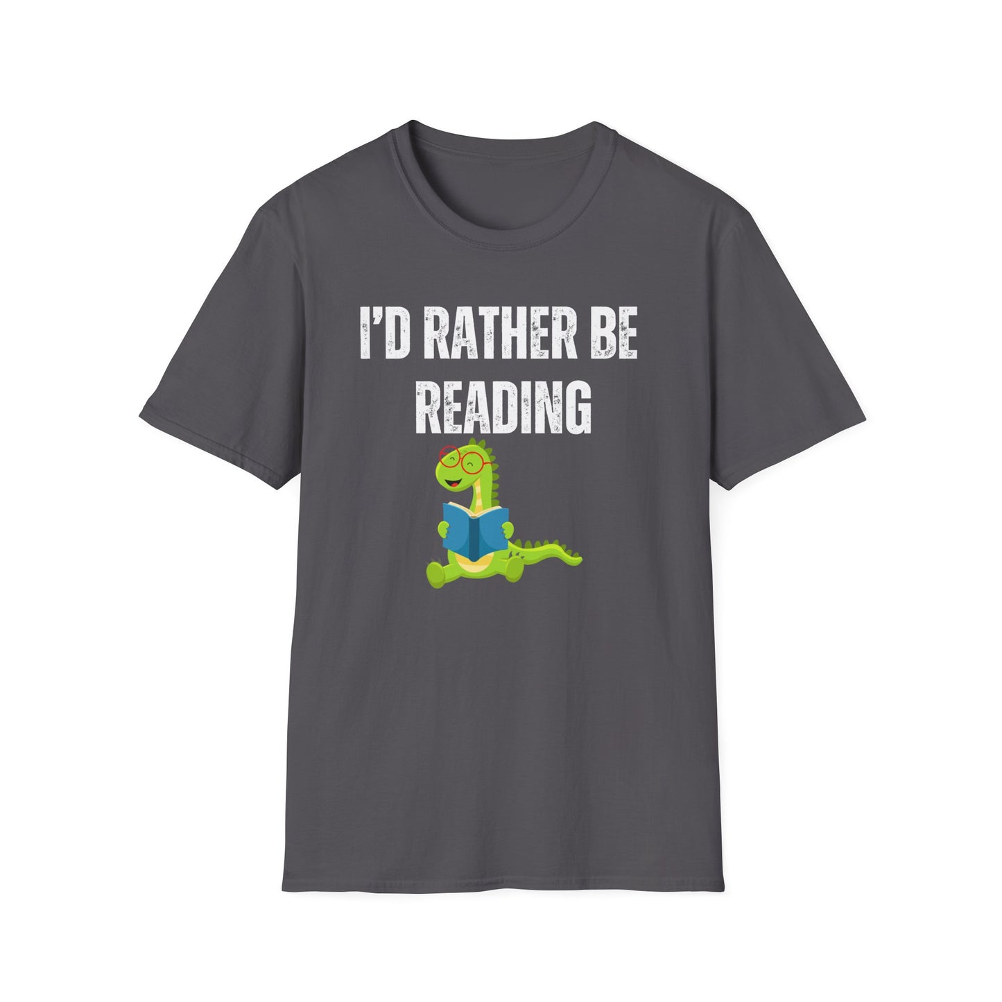 Bookish Shirts for Dragon Lover gift for Book Lover gifts for Bookworm T Shirt I'd Rather Be Reading Shirt Dragons Reading a Book T-shirt